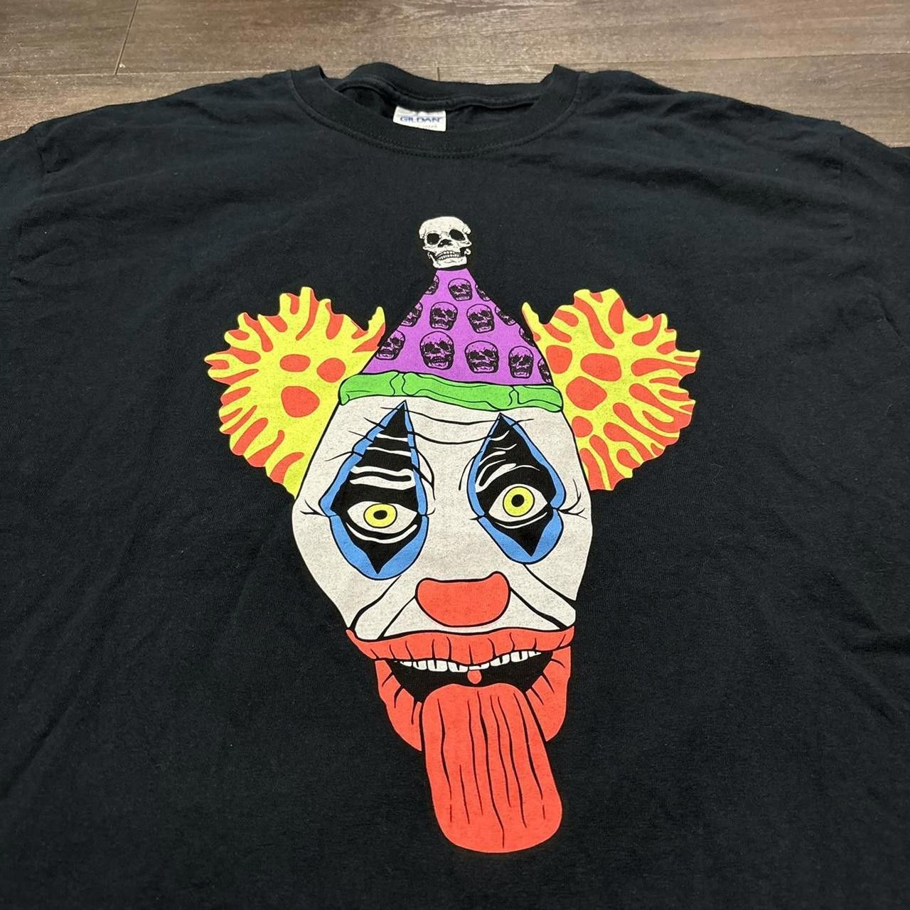 Designer Vintage clown coulrophobia t shirt 00s L Size US L / EU 52-54 / 3 - 2 Thumbnail