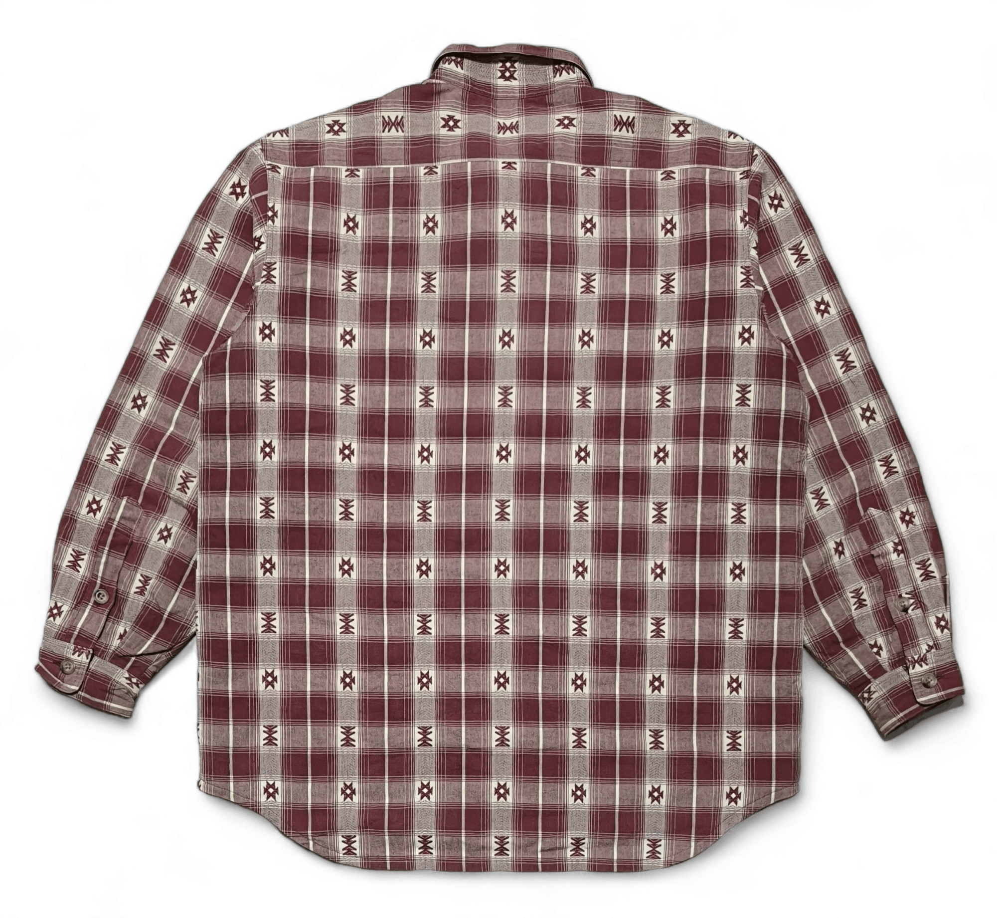 Vintage Vintage Willis & Geiger Plaid Flannel Shirt Size US L / EU 52-54 / 3 - 3 Thumbnail