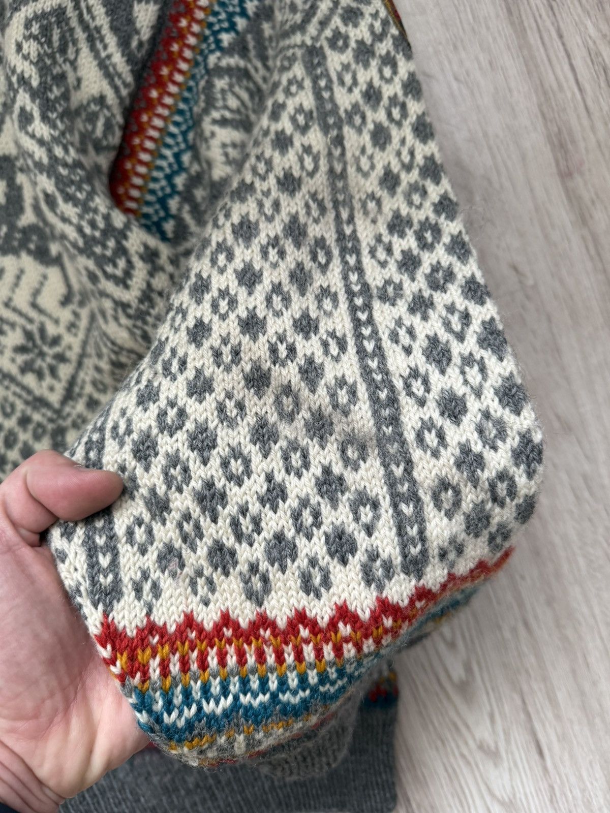 Dale Of Norway Dale Garn Wool Fair Isle Ski Sweater Oversize L 1990s Size US L / EU 52-54 / 3 - 22 Thumbnail