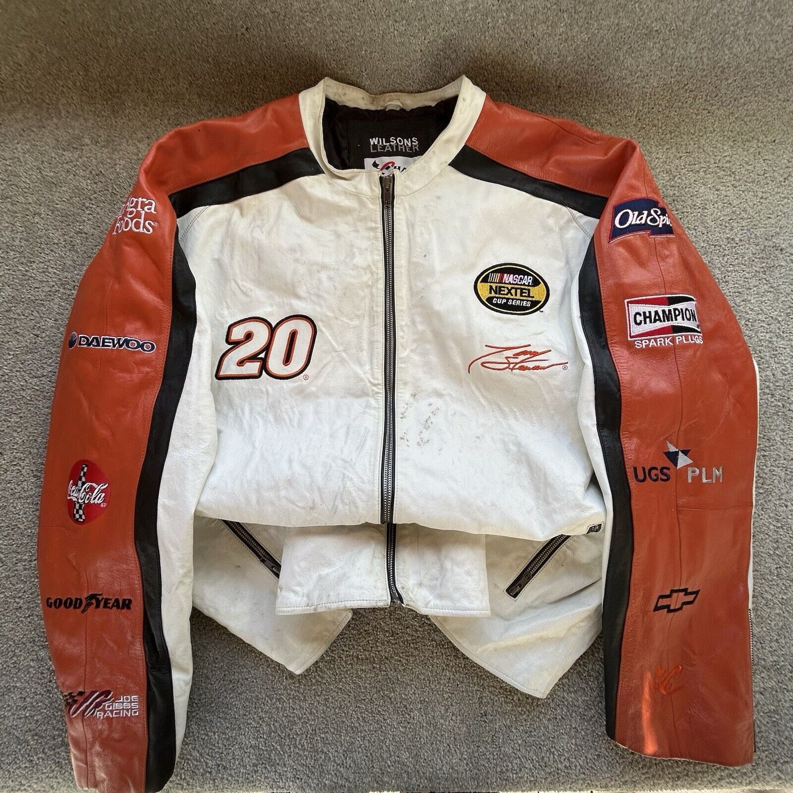 NASCAR Wilson Leather Chase Authentic offers Matt Kenseth #17 Leather Jacket size 2XL