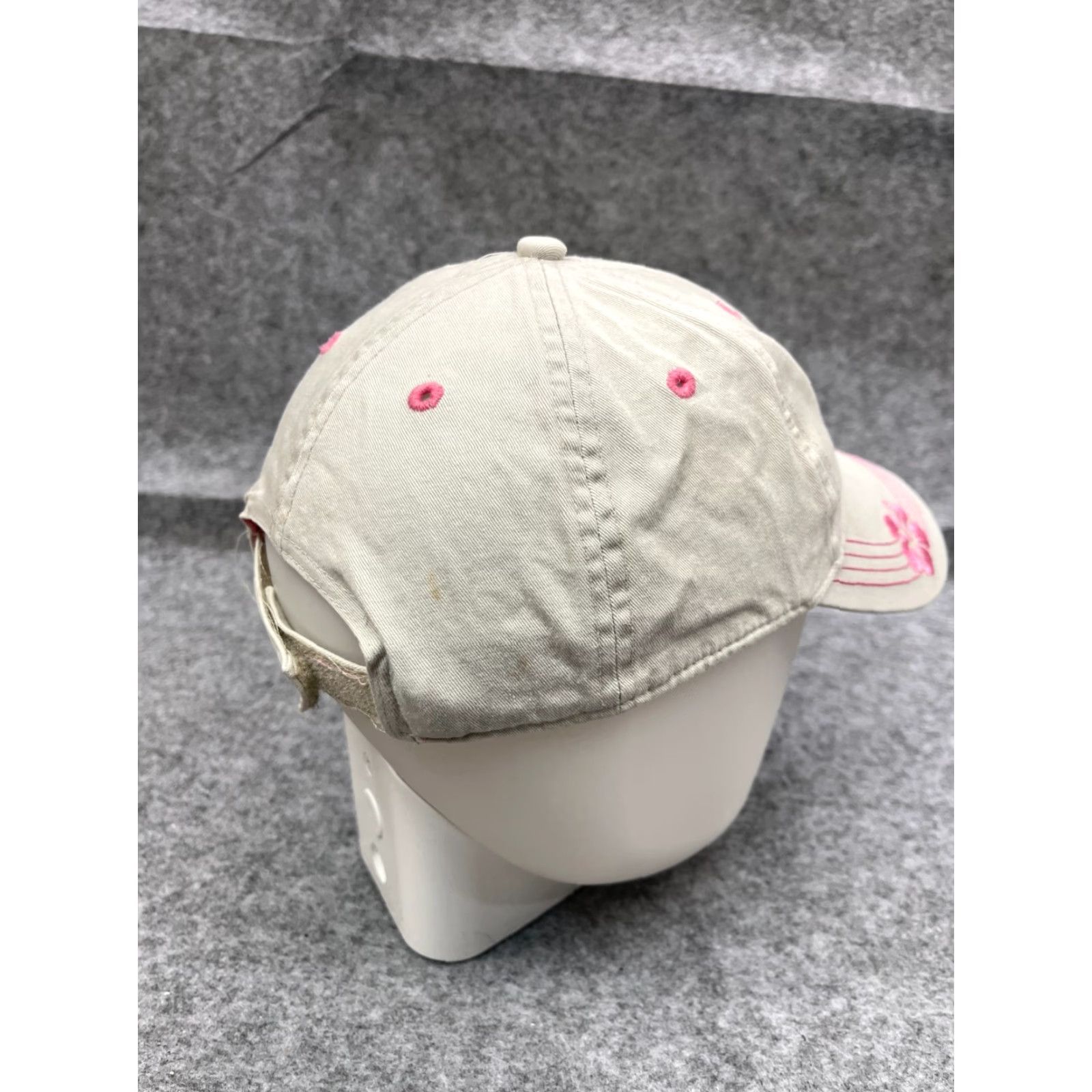 Vintage Miller Lite Hat Cap Strap Back Women One Size White Pink Floral 100% Cotton Baseball Cap Adjustable Womens Hats Accessories Size ONE SIZE - 7 Thumbnail