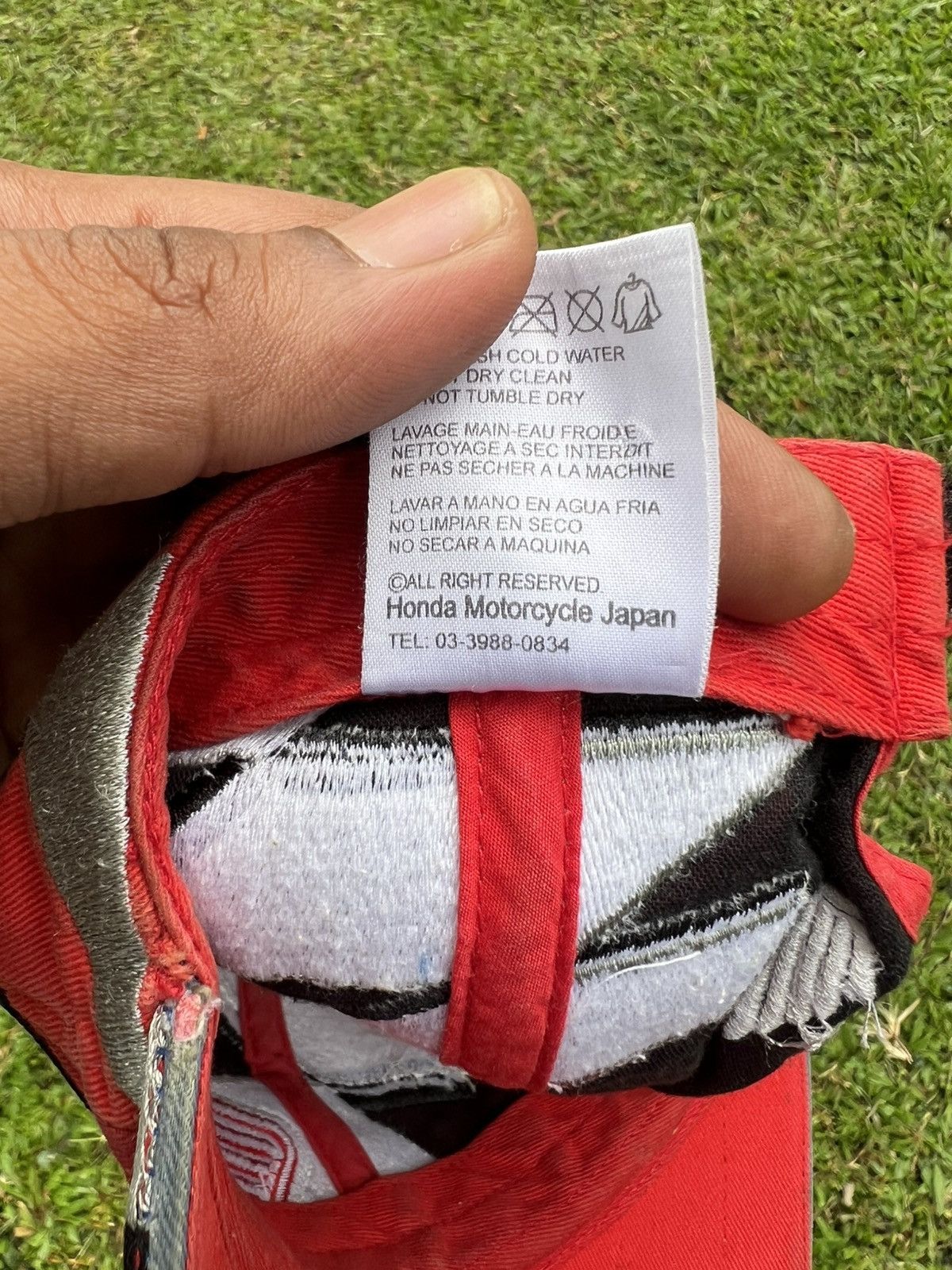 Honda × Vintage HONDA RACING EMBROIDERY HAT Size ONE SIZE - 8 Thumbnail
