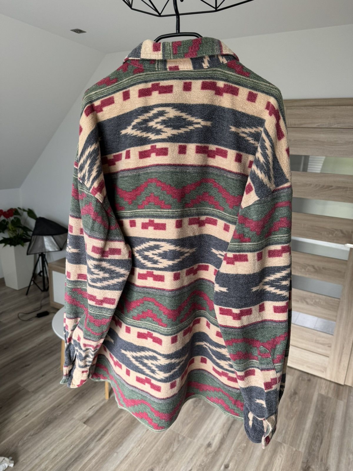 Polo Ralph Lauren × Vintage Vintage Flannel Aztec Cotton Shirt XL Ralph Lauren Style Size US XL / EU 56 / 4 - 5 Thumbnail