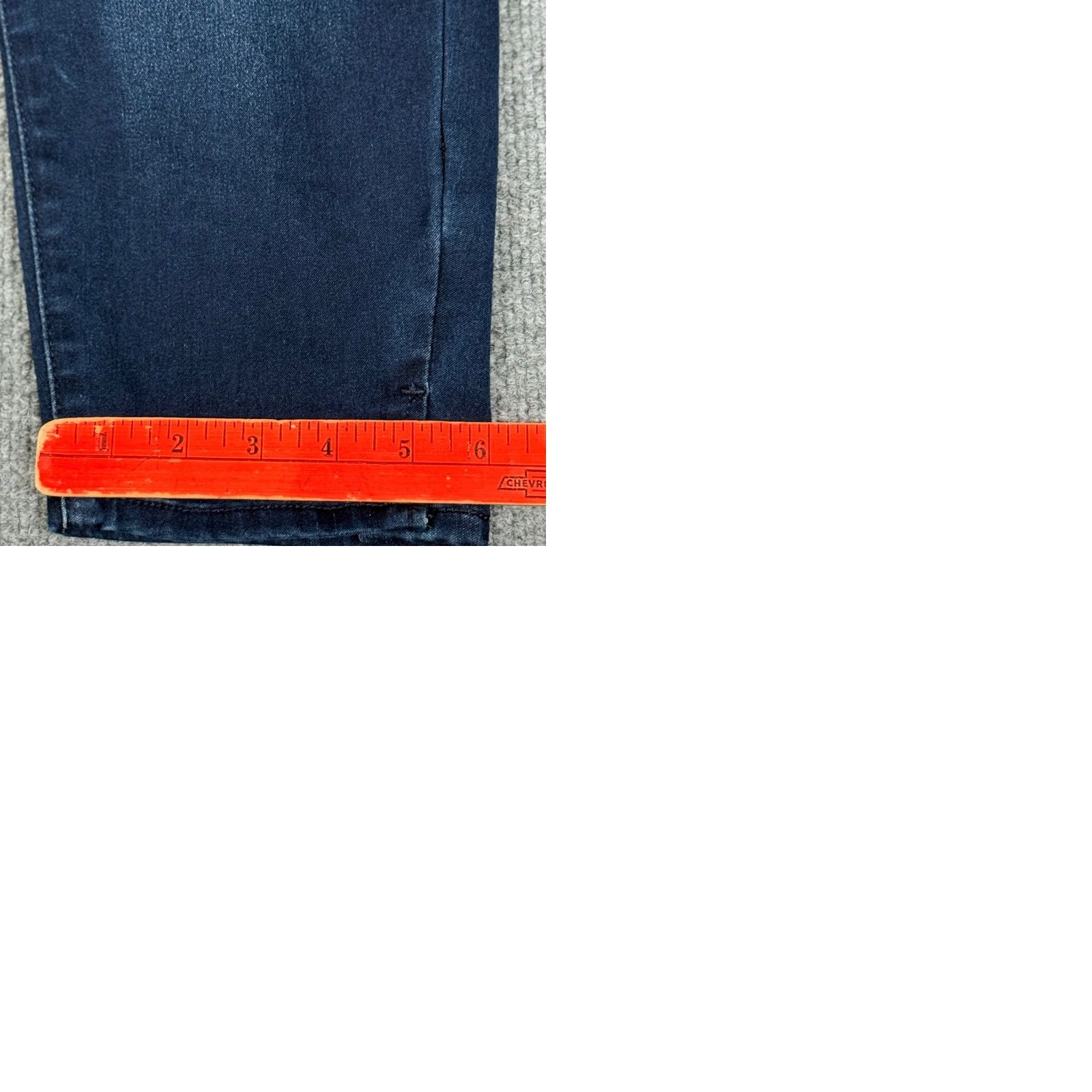 Vintage Seven7 Size 4 Dark Wash Pull On Ultra High Rise Skimmer Capri Denim Crop Pants Jeans Size 27" / US 4 / IT 40 - 9 Thumbnail