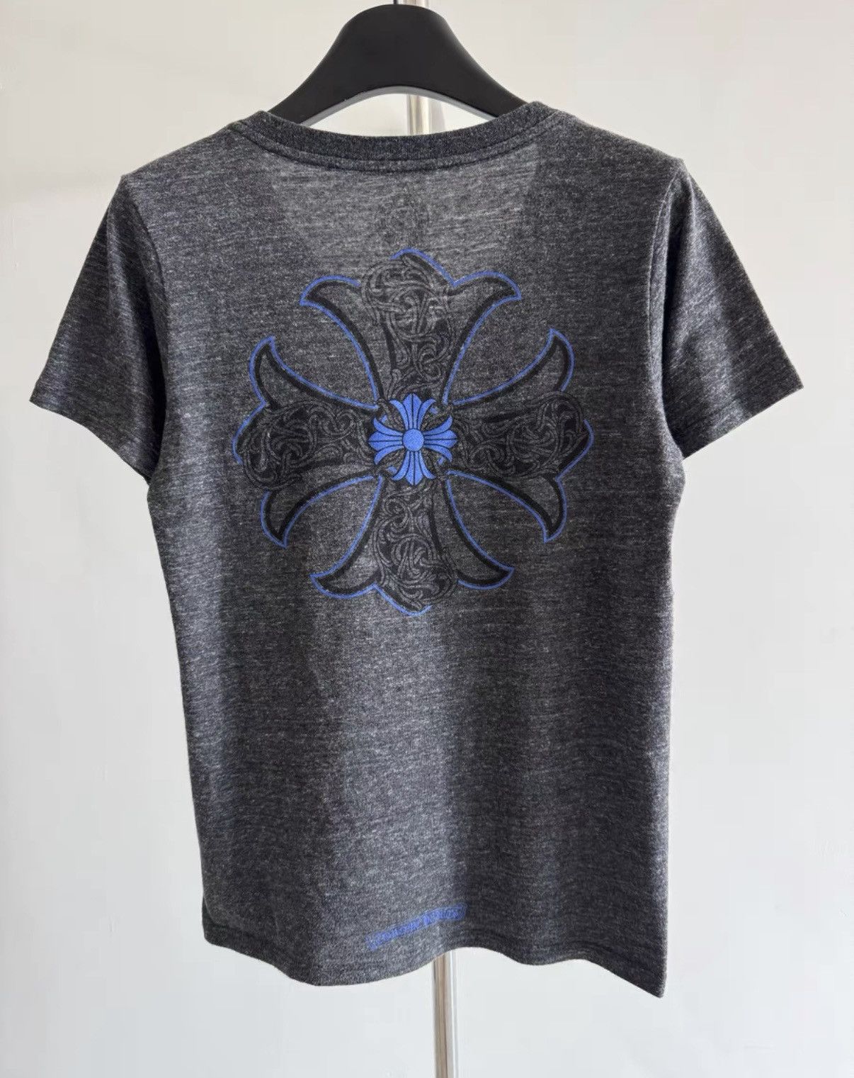 Chrome Hearts Chrome Hearts Greyish Blue Horseshoe Short Sleeve Size US M / EU 48-50 / 2 - 2 Thumbnail