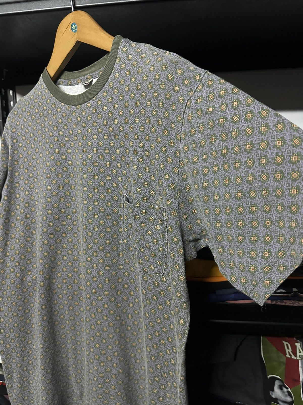 Stussy Rare Vintage 80s Stussy Polka Dot Pocket Tee Size US L / EU 52-54 / 3 - 7 Thumbnail