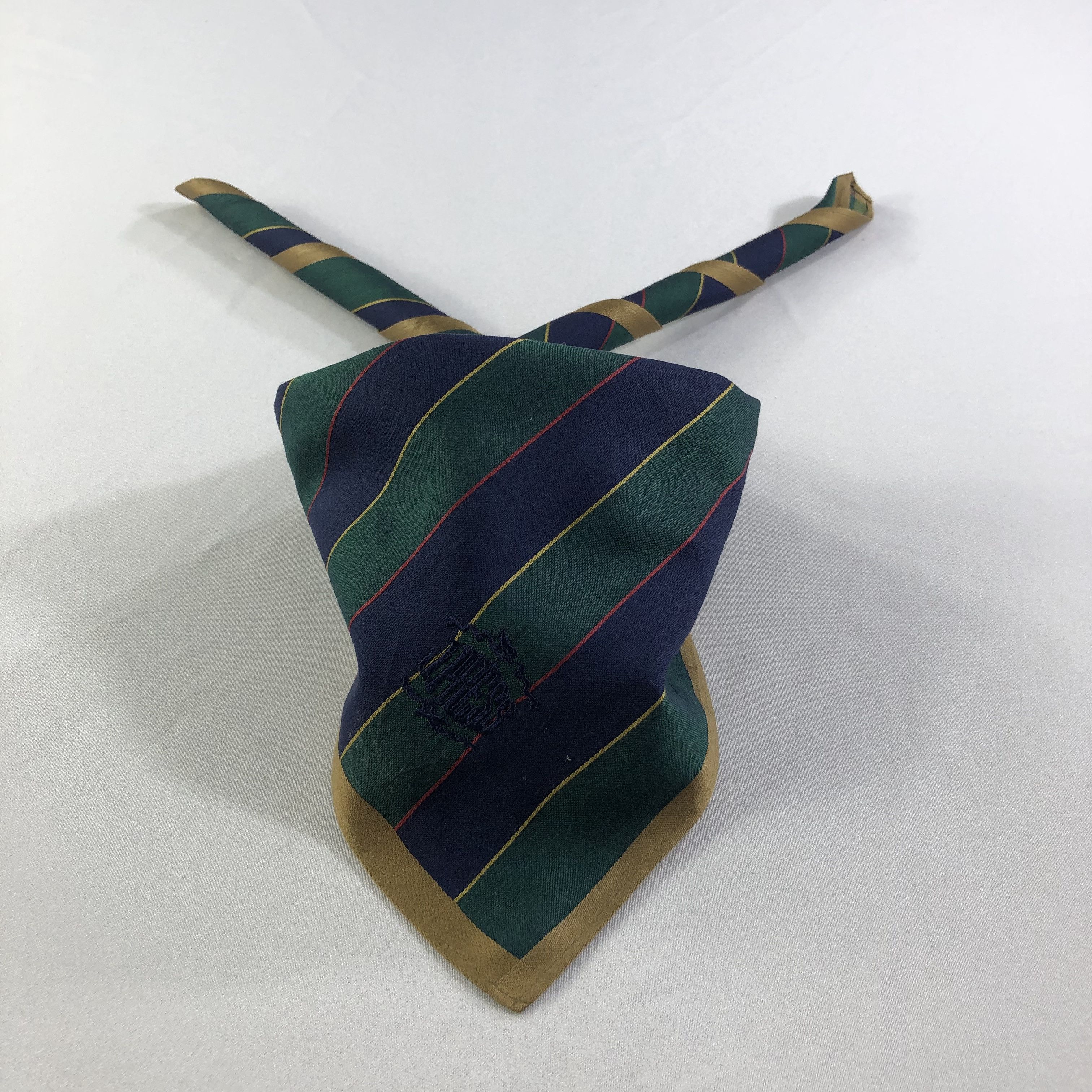 J. Press J. Press Stripes Handkerchief Neckerchief Bandana H1588 Size ONE SIZE - 1 Thumbnail