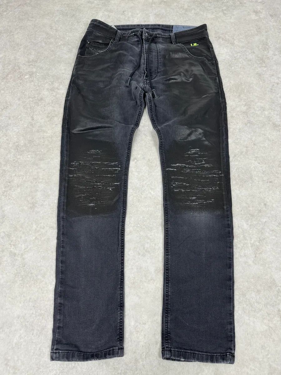 Diesel Diesel Black Gold Grey Distressed Denim Jeans Size US 30 / EU 46 - 1 Thumbnail