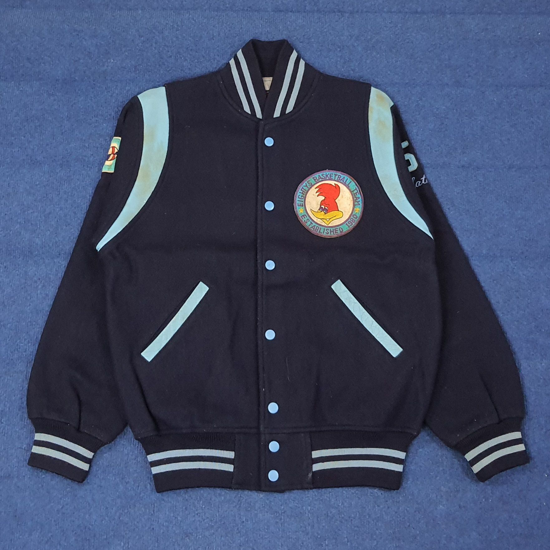 Vintage Vintage Eightys Basketball Woody Wood Packet Varsity C224N15 Size US M / EU 48-50 / 2 - 1 Thumbnail