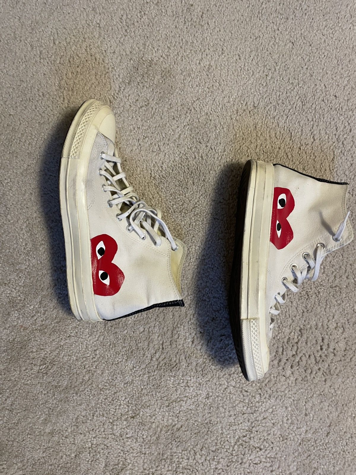 Comme des Garcons × Converse White CDG Converse Size US 11 / EU 44 - 1 Thumbnail