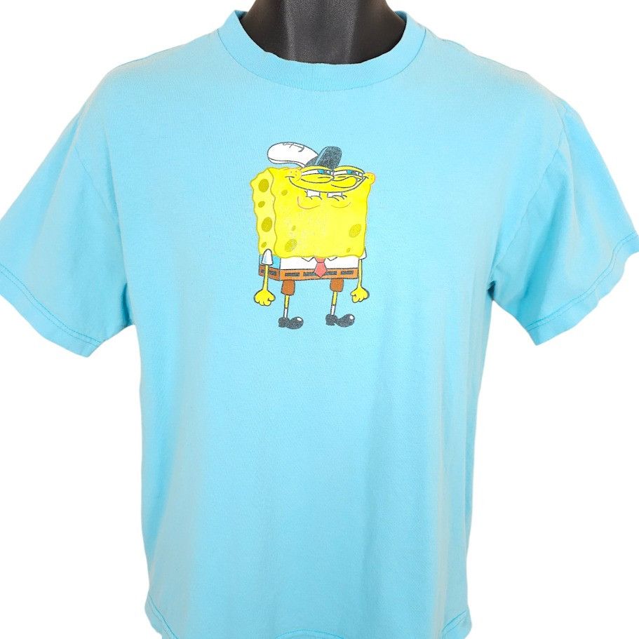 Nickelodeon SpongeBob SquarePants T Shirt Mens Size Medium Blue Size US M / EU 48-50 / 2 - 1 Thumbnail