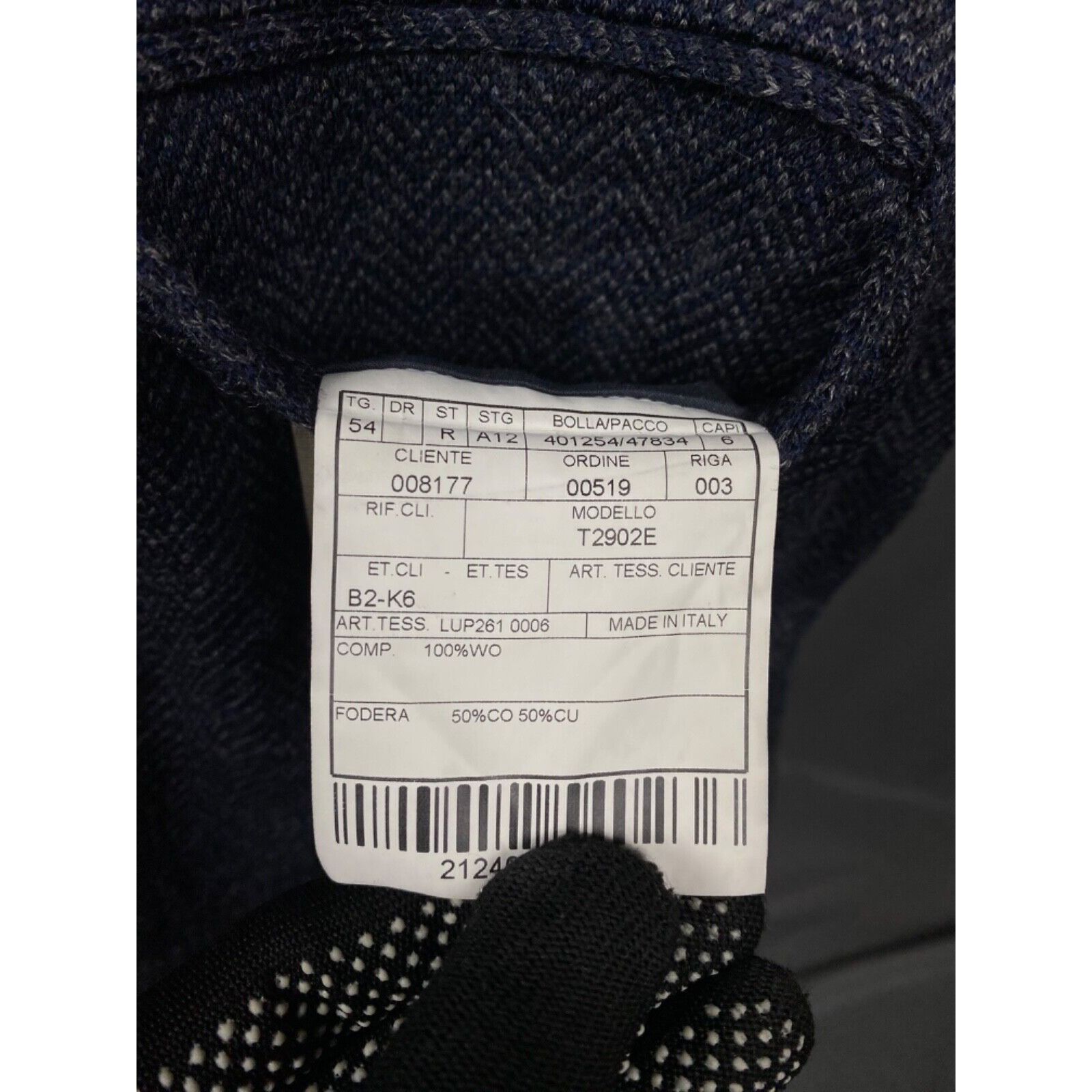 Boglioli MINT! Boglioli Dover Herringbone Men's Blue Wool Blazer Spor Size 54R - 12 Thumbnail