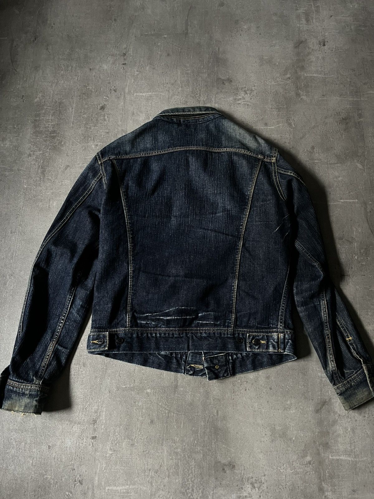 Lee Lee 100 J denim jacket navy very rare 70s Size US L / EU 52-54 / 3 - 11 Thumbnail