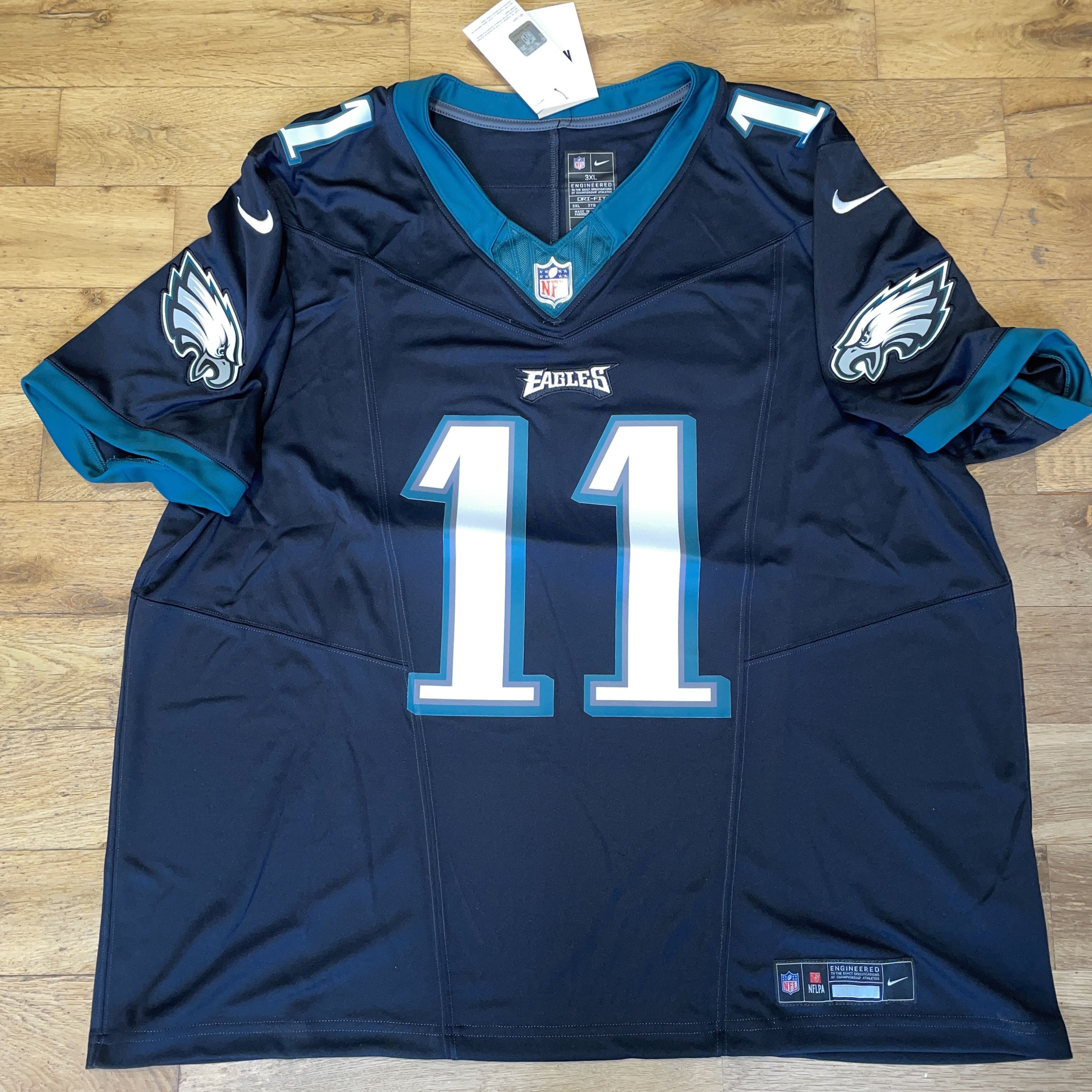 NFL × Nike NIKE NFL Philadelphia Eagles Jersey #11 SHIRT Size 3XL-NEW- Size US XXL / EU 58 / 5 - 1 Thumbnail
