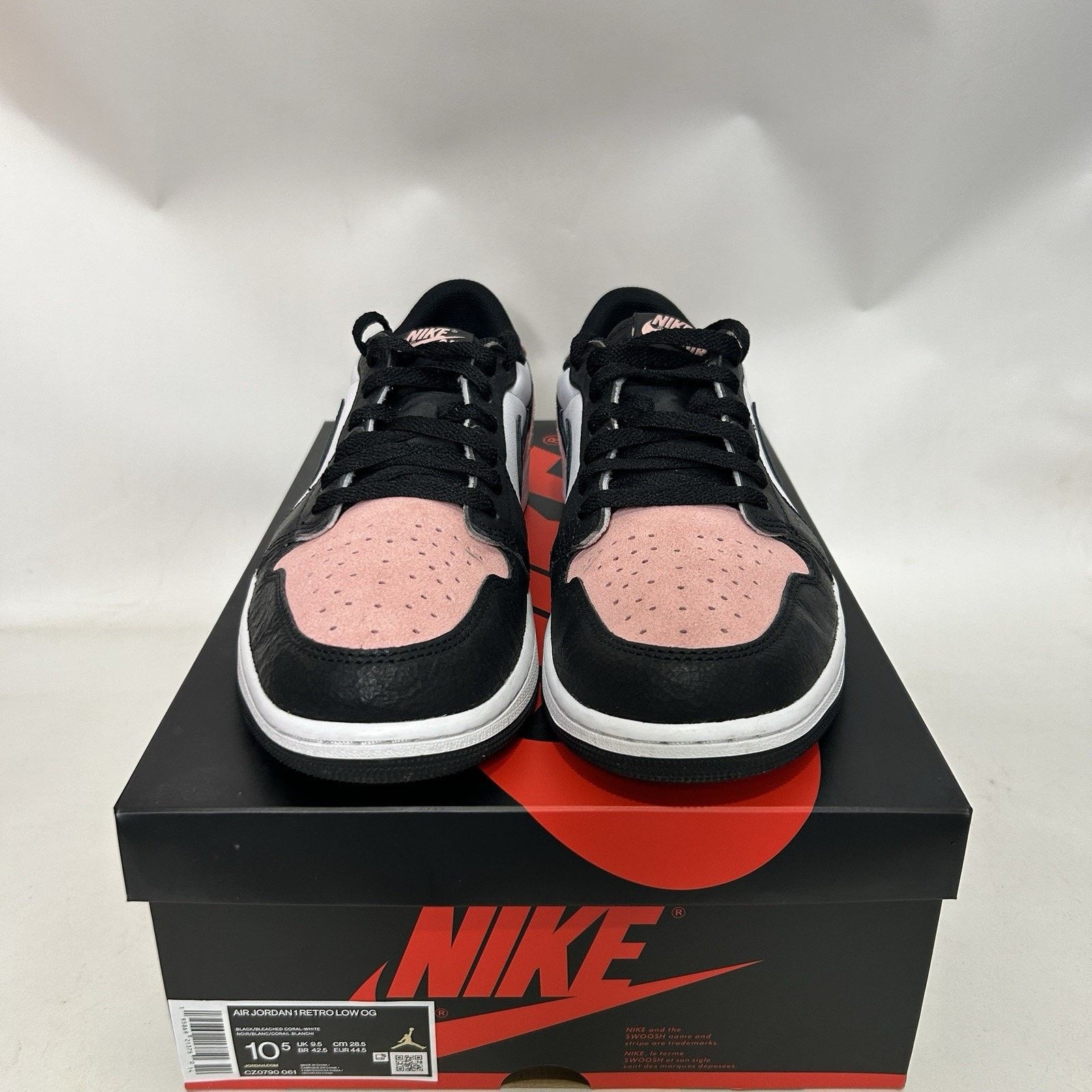 Jordan Brand Nike Air Jordan 1 Retro Low OG “Bleached Coral” Size US 10.5 / EU 43-44 - 2 Thumbnail