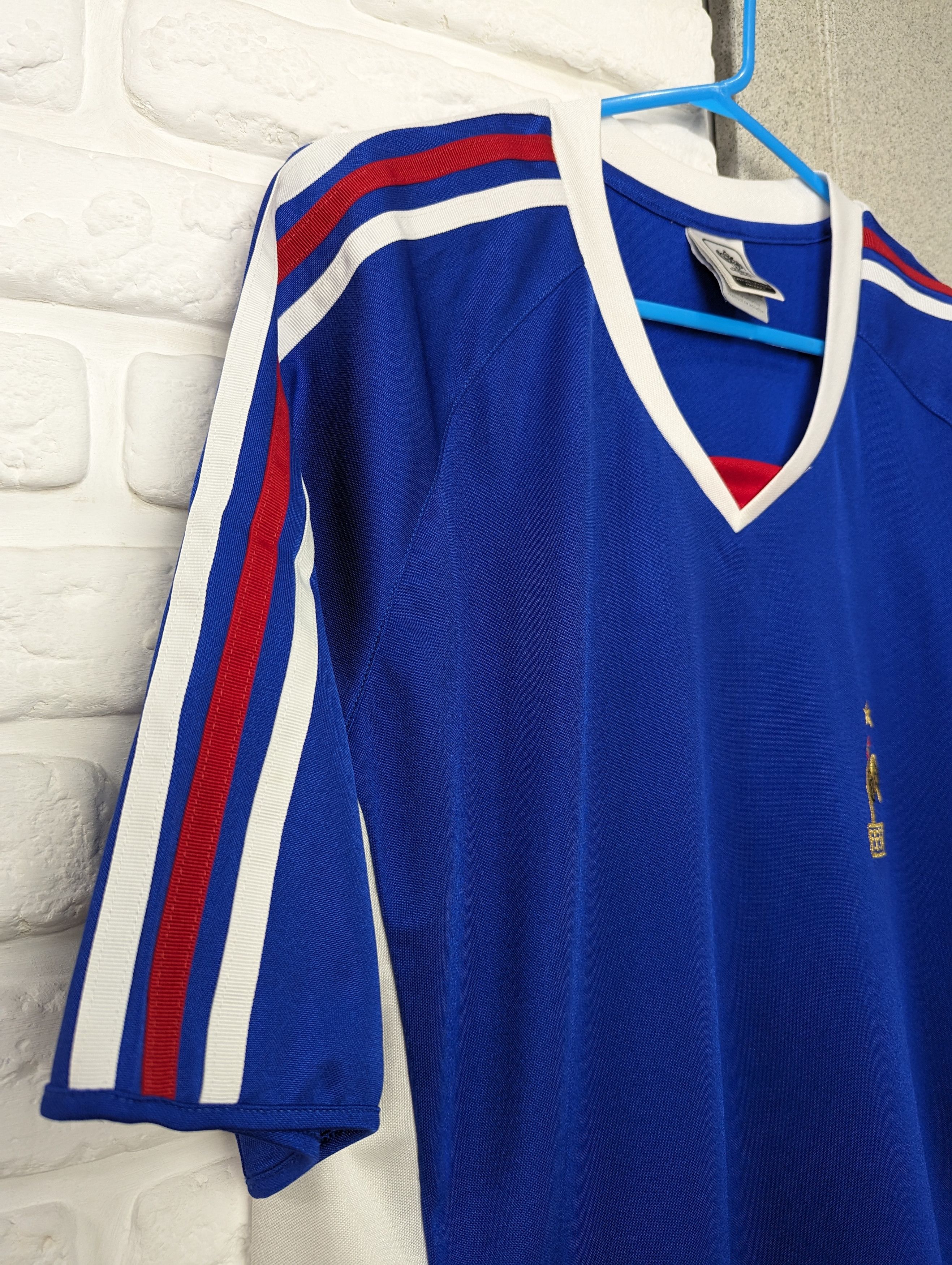 Adidas Vintage ADIDAS France FFF FIFA World Cup Germany 2006 Jersey Size US S / EU 44-46 / 1 - 7 Thumbnail