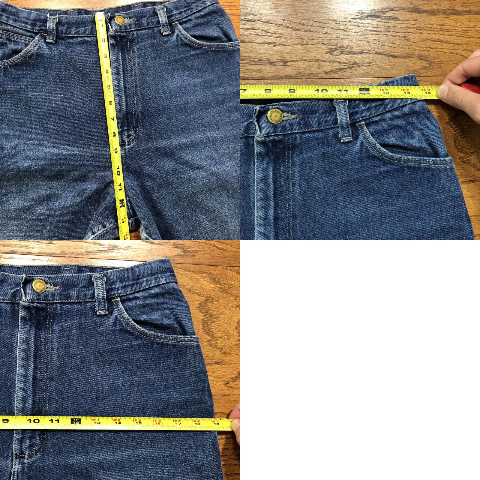 Wrangler VINTAGE Wrangler Jeans Denim Mom High Rise 1970s Talon USA Made Womens Tag 14 X 31 Size 30" / US 8 / IT 44 - 9 Thumbnail