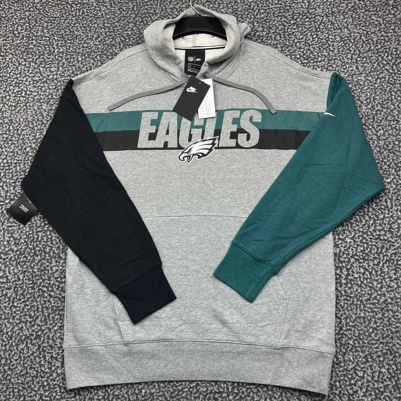 Nike Nike Hoodie Men Large Gray Philadelphia Eagles NFL New L Size US L / EU 52-54 / 3 - 1 Thumbnail