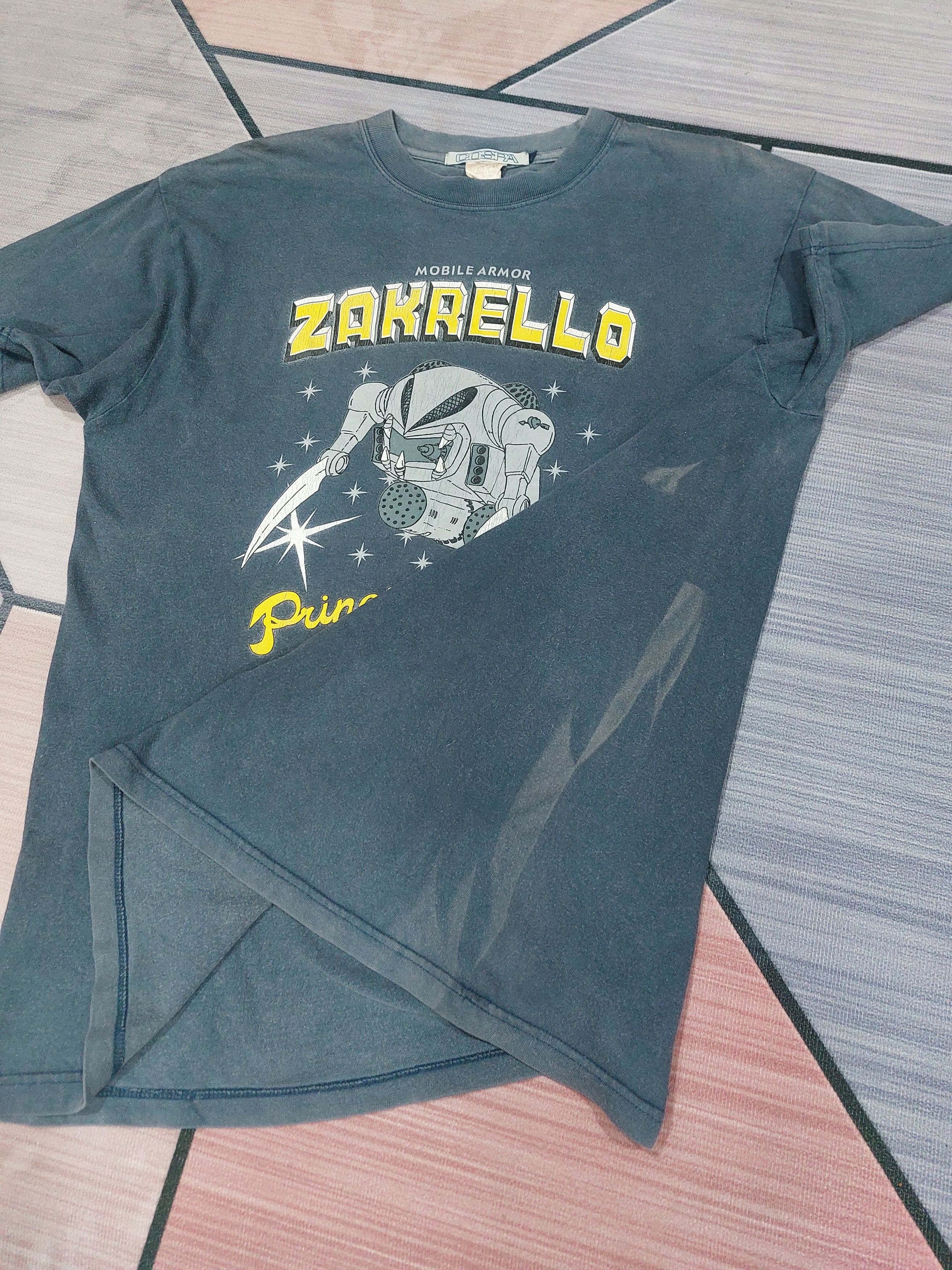 Anime × Japanese Brand × Vintage 🔥🔥🔥GUNDAM Y2K ZAKRELLO PRINCIPALITY OF ZEON SUN FADED TEE Size US L / EU 52-54 / 3 - 9 Thumbnail