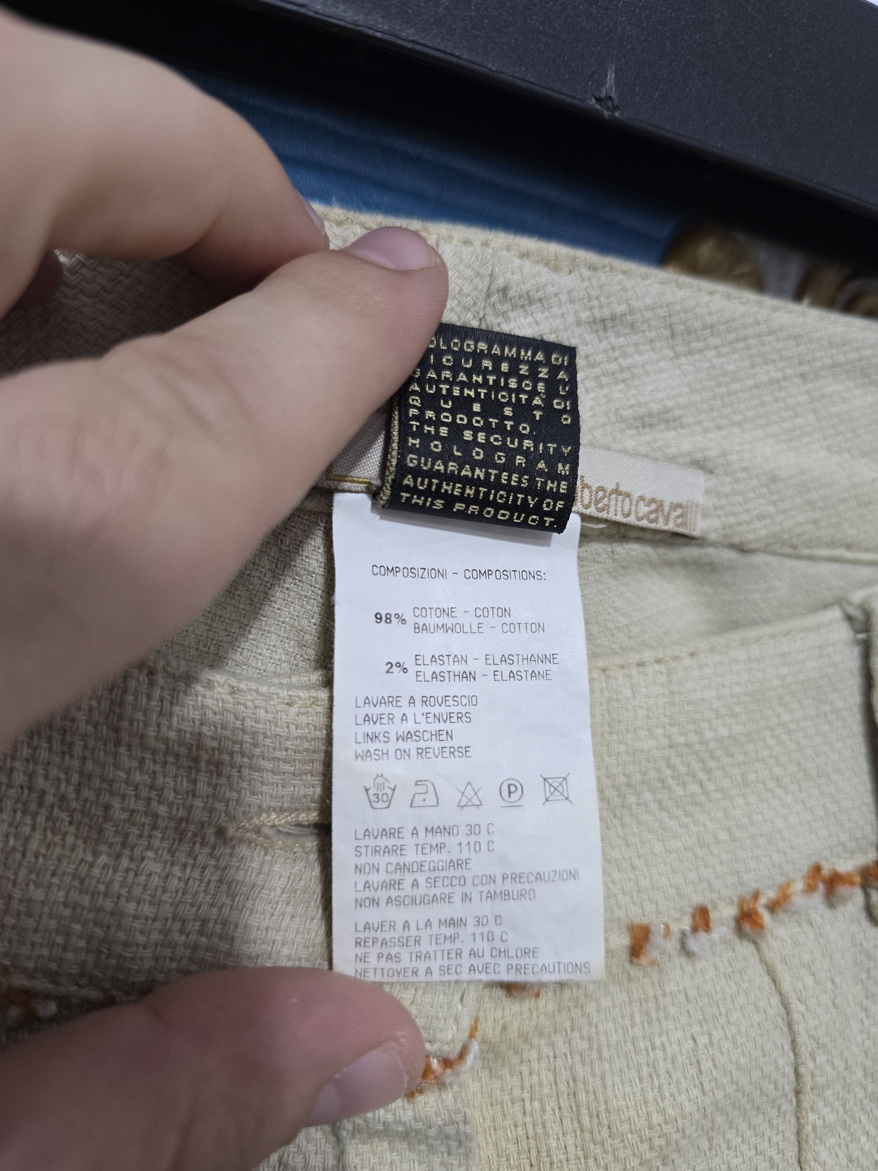 Roberto Cavalli × Vintage ROBERTO CAVALLI 2000 y2k VINTAGE Size 28" / US 6 / IT 42 - 6 Thumbnail