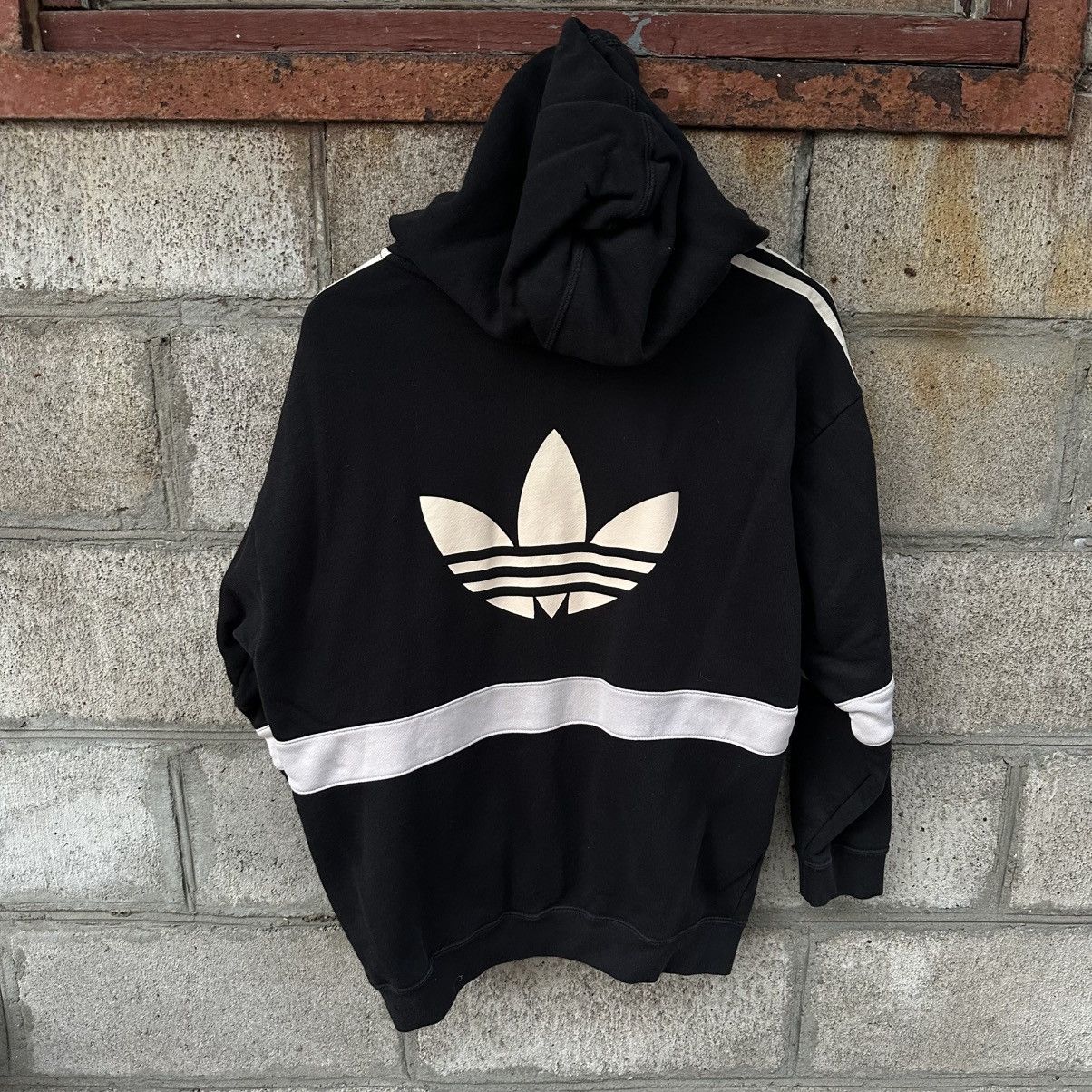 Adidas Vintage Adidas Zip Hoodie Big Logo Hype Trend Y2K 00s USA Size US M / EU 48-50 / 2 - 2 Thumbnail