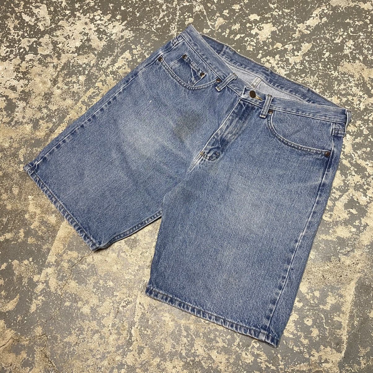 Other Vintage Wrangler Light Wash Y2K Baggy Shorts Jorts Size US 34 / EU 50 - 8 Thumbnail