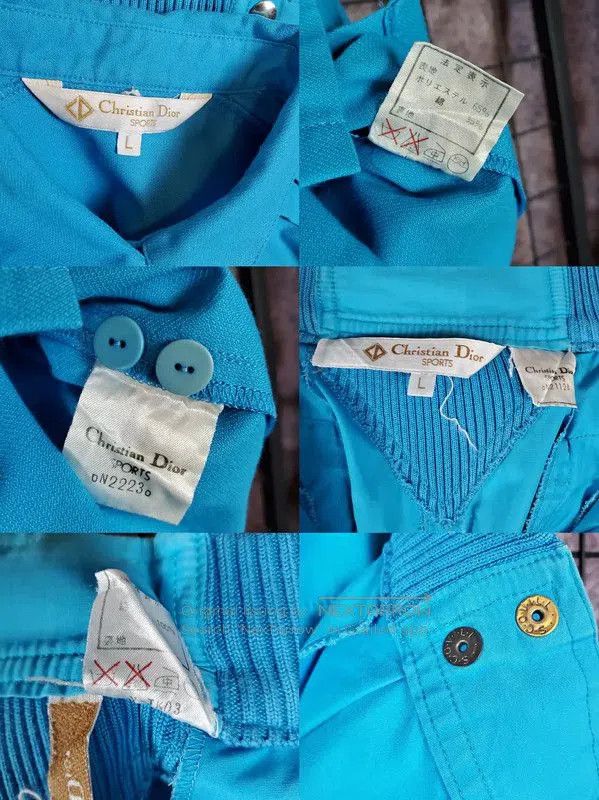Dior Dior Summer Blue Cotton Blend Short Sleeve Shirt . Size L / US 10 / IT 46 - 9 Thumbnail