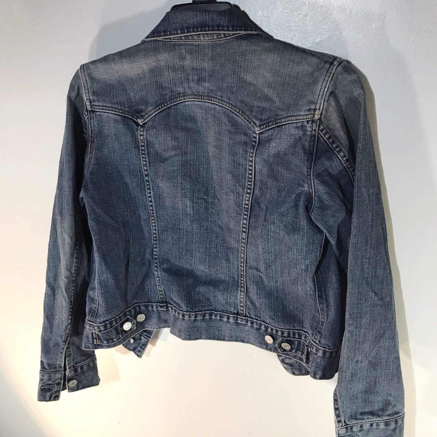 Gap Gap Stretch Denim Jacket Womens Medium Blue Casual 90s Classic Long Sleeve Size M / US 6-8 / IT 42-44 - 4 Thumbnail