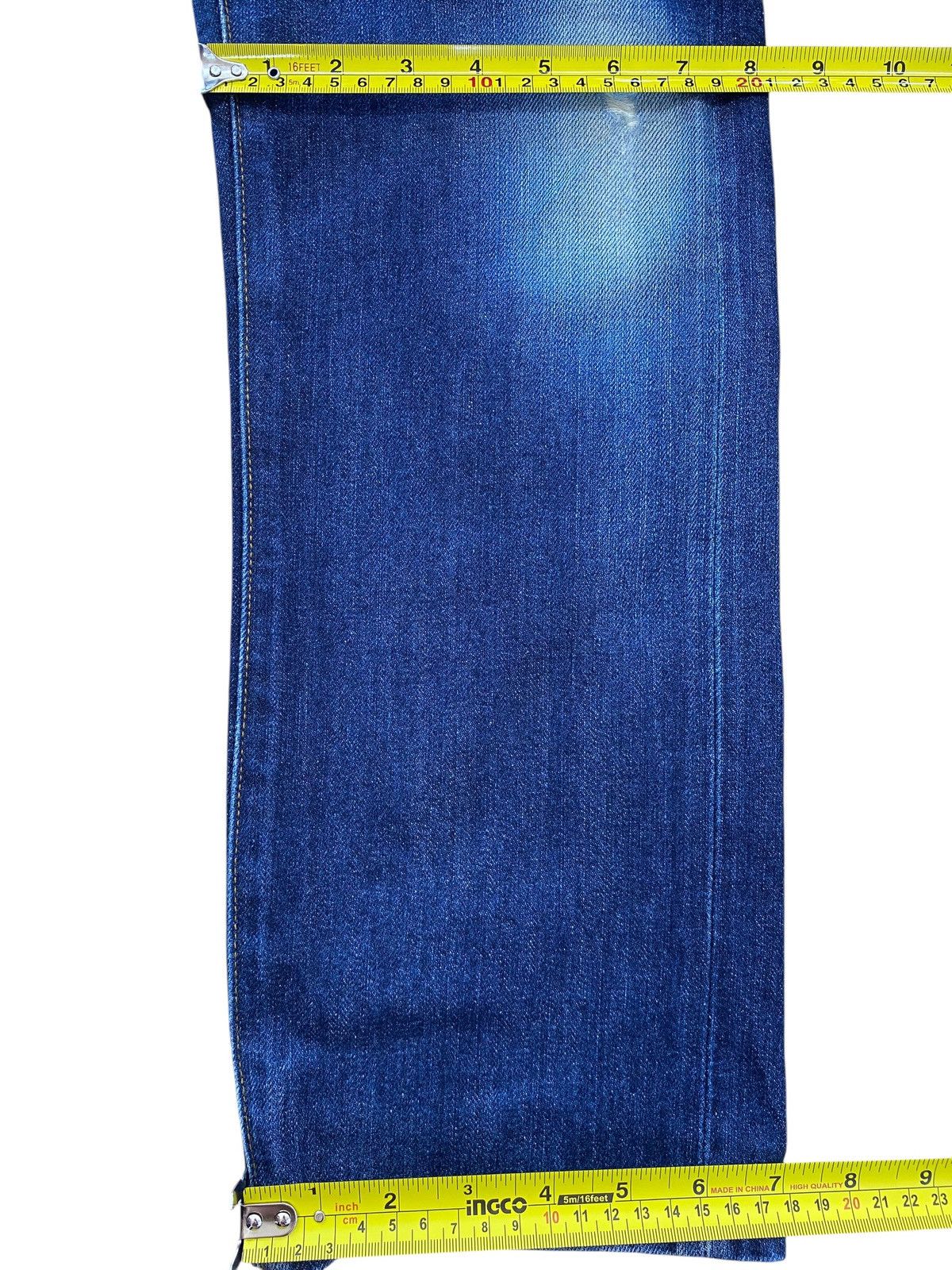 Uniqlo Uniqlo X Selvedge Blue Wash Knee Style Straight Leg Jeans Size US 32 / EU 48 - 9 Thumbnail
