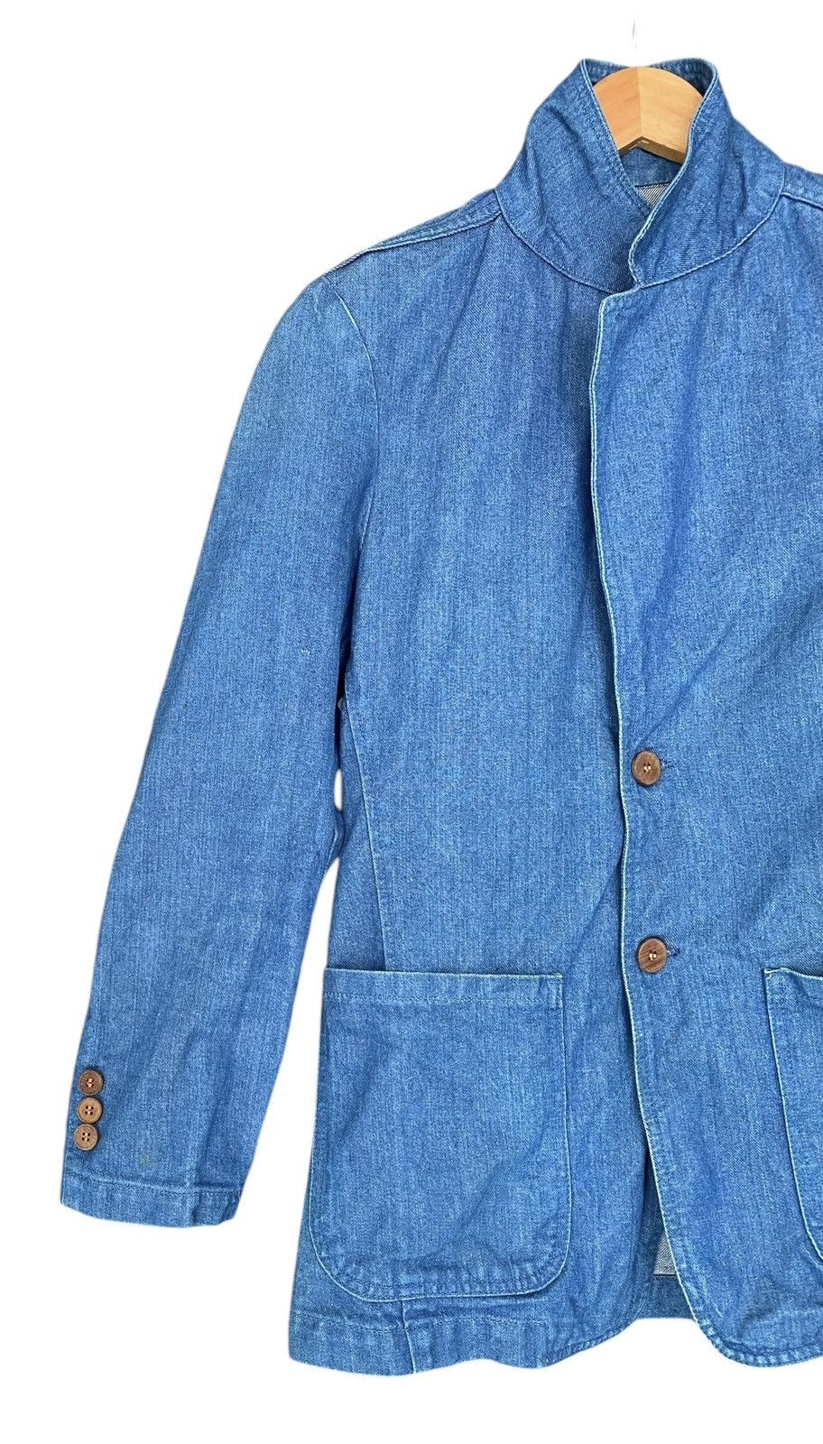 Vintage Vintage BOBSON Denim Blue Chore Jacket (M) Size US M / EU 48-50 / 2 - 3 Thumbnail