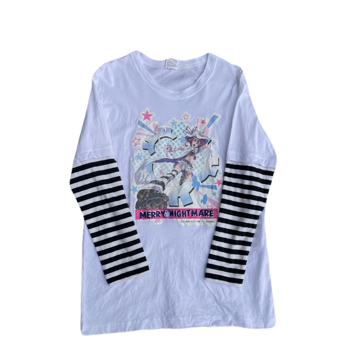 Japanese Brand 2000s Yumekui Merry Layered L/S Tee Japanese Anime Akiba Size US S / EU 44-46 / 1 - 2 Thumbnail