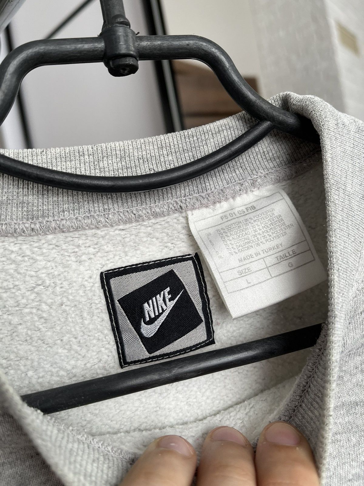 Nike Nike Vintage Sweatshirt Y2K Big Logo 90s Size US S / EU 44-46 / 1 - 7 Thumbnail