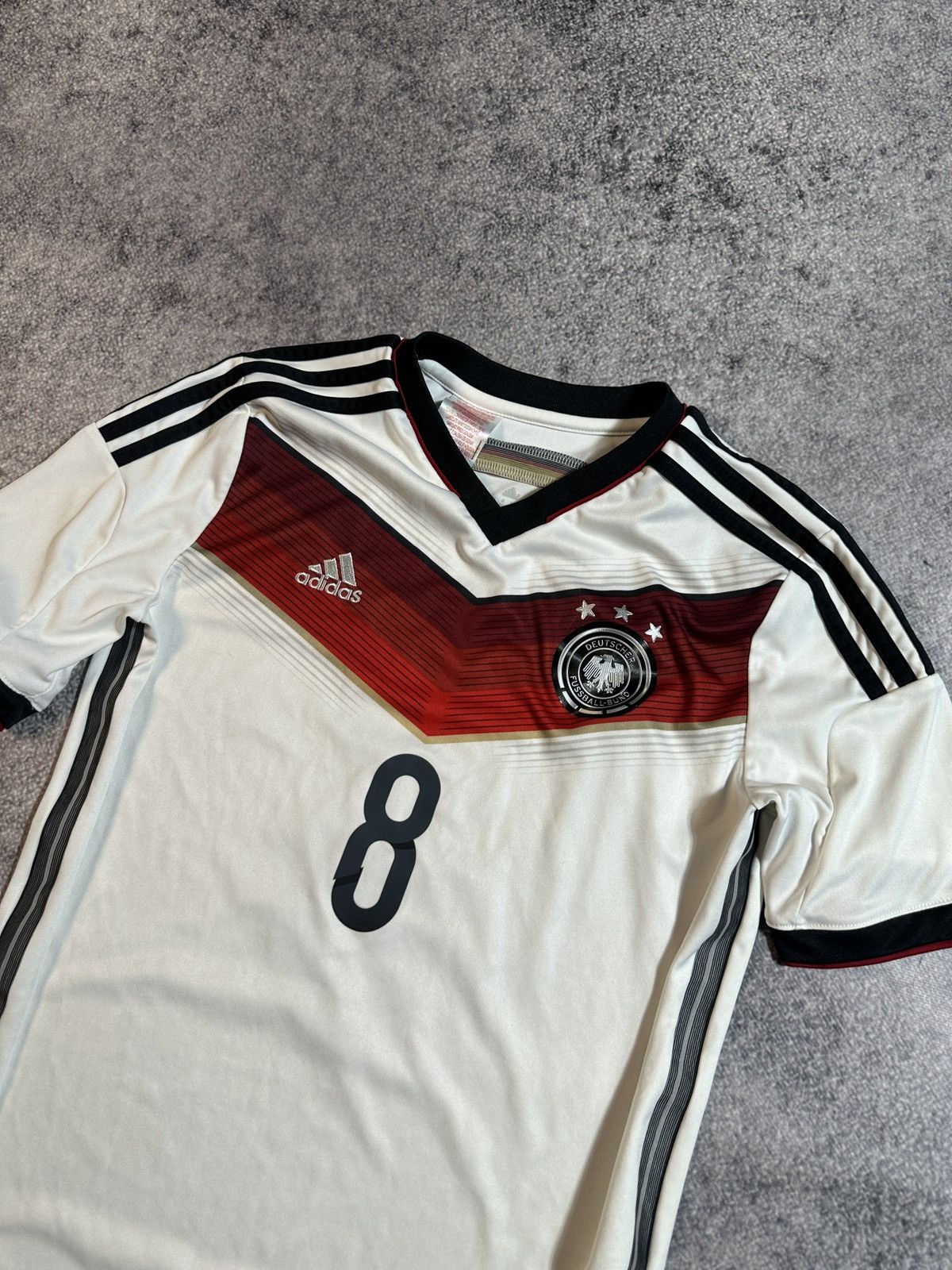 Adidas × Vintage Vintage Adidas Germany 8 Ozil Jersey Blokecore Style XS Size US XS / EU 42 / 0 - 2 Thumbnail