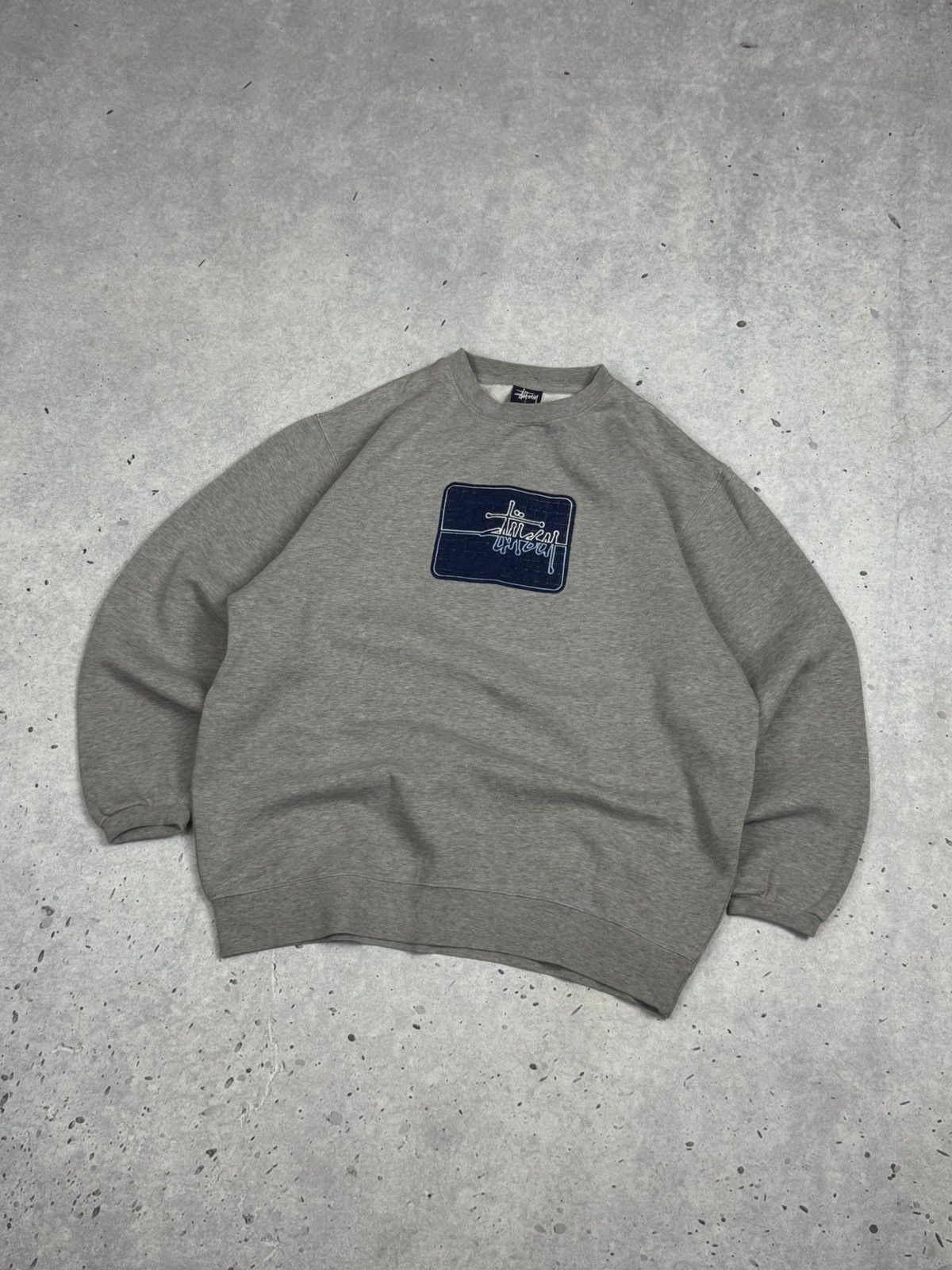 Stussy 90s Stussy Center Logo Oversized Sweatshirt Size US S / EU 44-46 / 1 - 4 Thumbnail