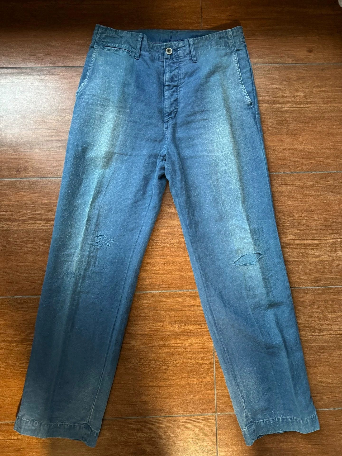 Visvim Visvim 22SS Spot Chino Pants HW Taper Crash Size US 34 / EU 50 - 1 Thumbnail