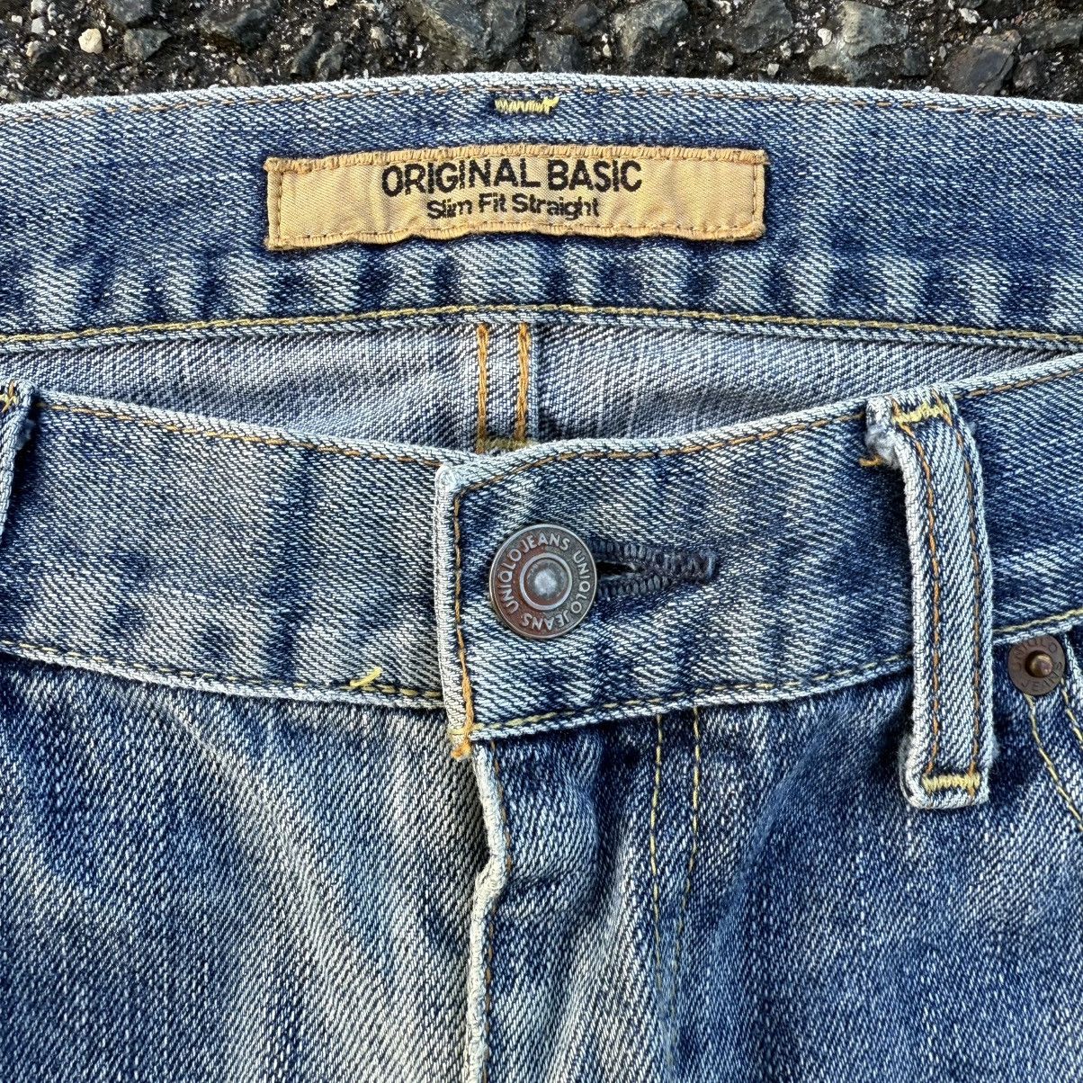 Japanese Brand VINTAGE JAPANESE S-001 STRAIGHT FADED JEAN DENIM PANTS Size US 34 / EU 50 - 5 Thumbnail