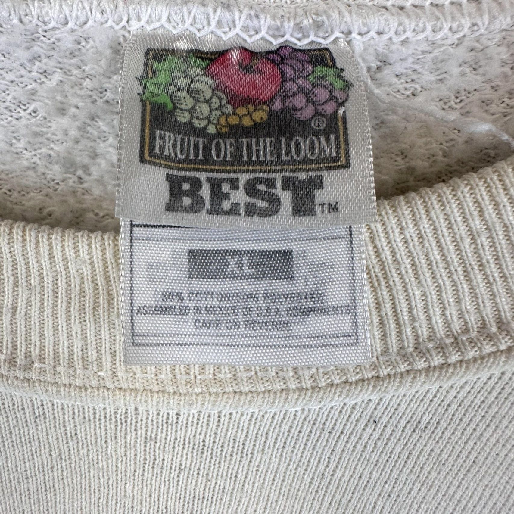 Fruit Of The Loom VINTAGE Daytona Beach Race Week Sweatshirt Mens XL 1998 NASCAR Racing Graphic Size US XL / EU 56 / 4 - 6 Thumbnail