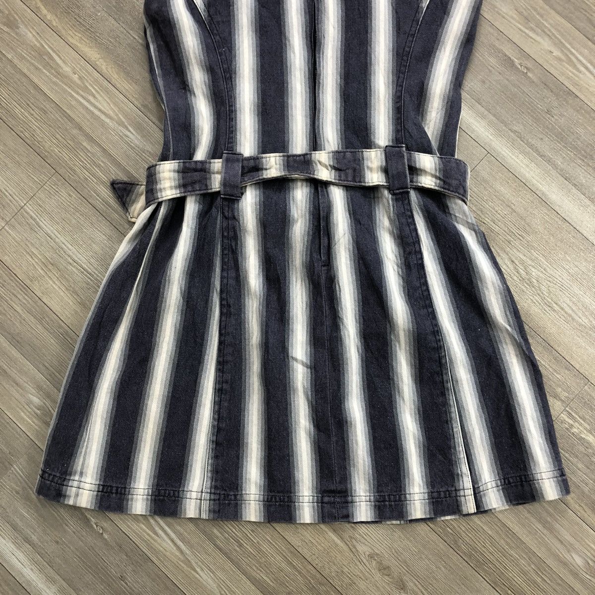 Hysteric Glamour Vintage Hysteric Glamour Love Striped Dressed With Belt Y2K Size S / US 4 / IT 40 - 7 Thumbnail