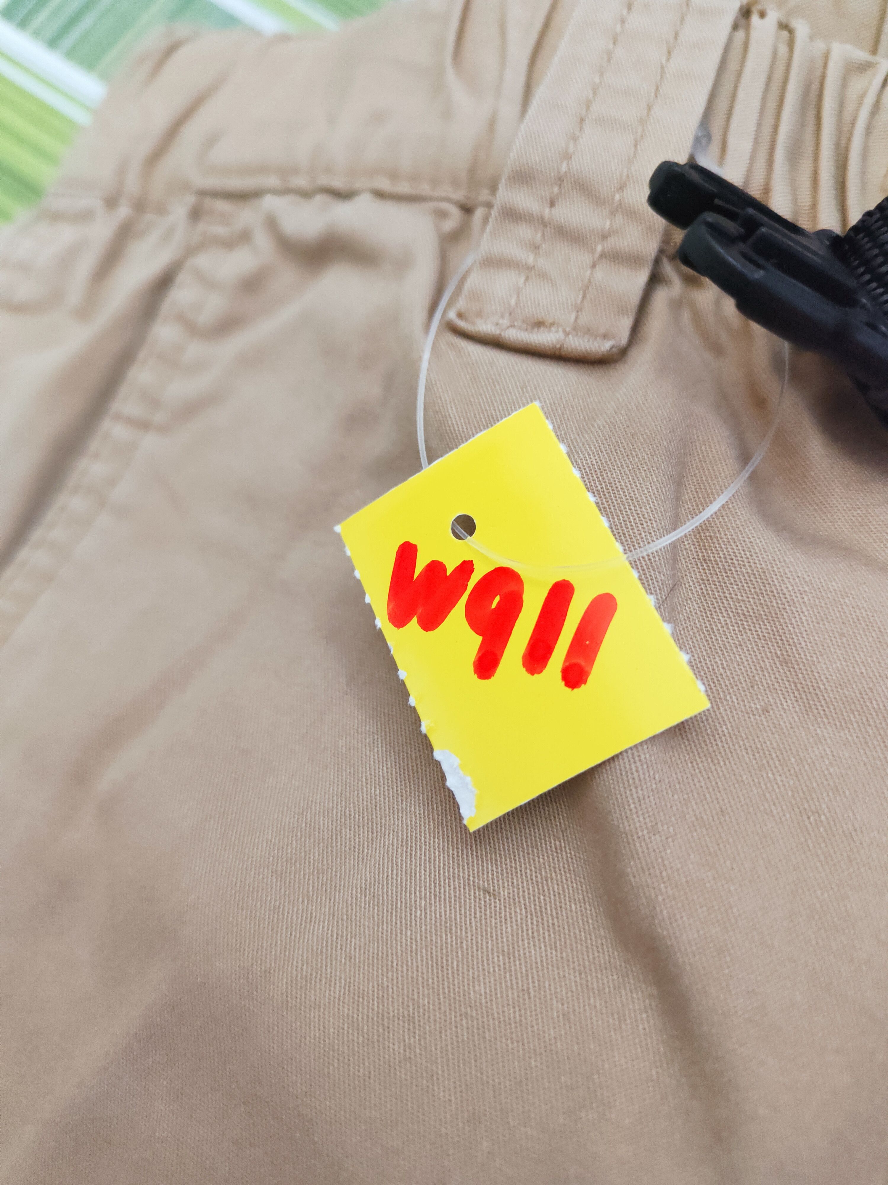 Japanese Brand Japanese Brand Beige Multipocket Tactical Cargo Pants #W911 Size US 33 - 15 Thumbnail