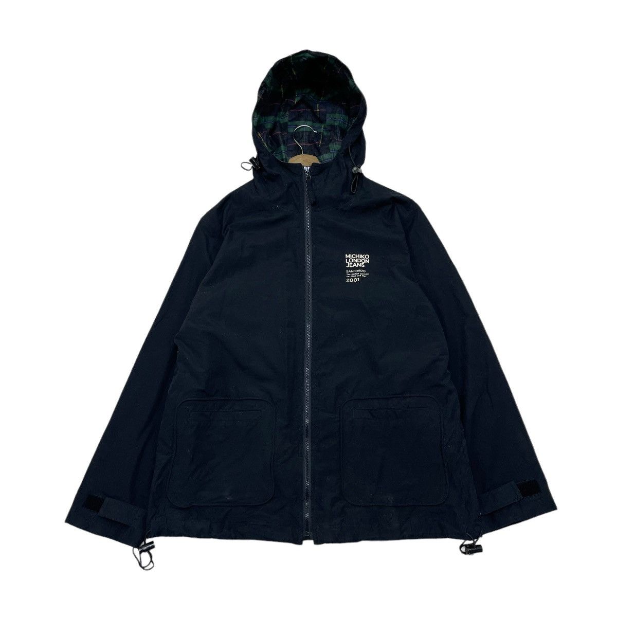 Japanese Brand 🔥Vintage Michiko London Jeans Hooded Dual Pocket Jacket Size US M / EU 48-50 / 2 - 3 Thumbnail