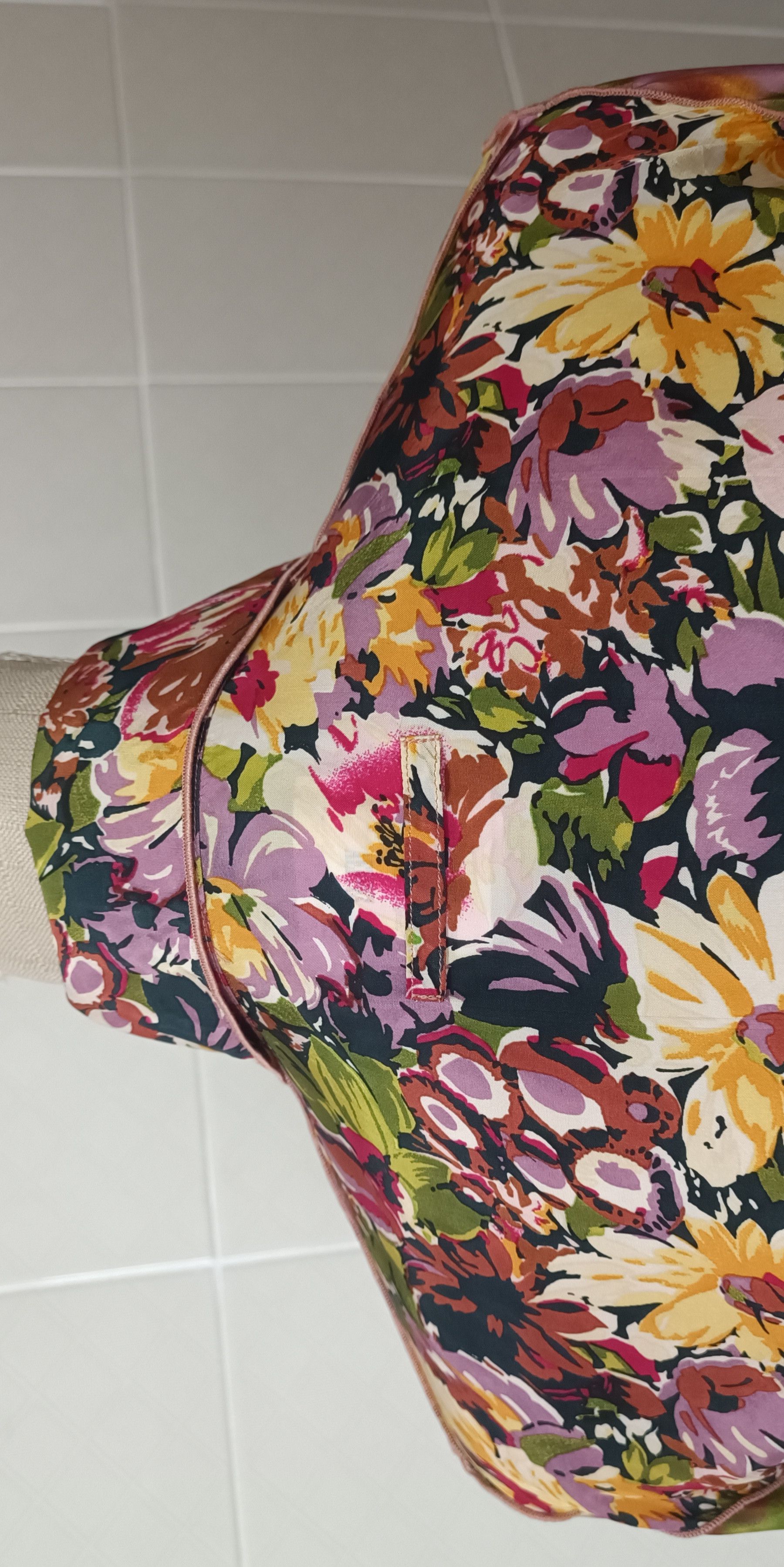 Jean Paul Gaultier SS2001- Satin flower tie-dye shirt Size M / US 6-8 / IT 42-44 - 15 Thumbnail