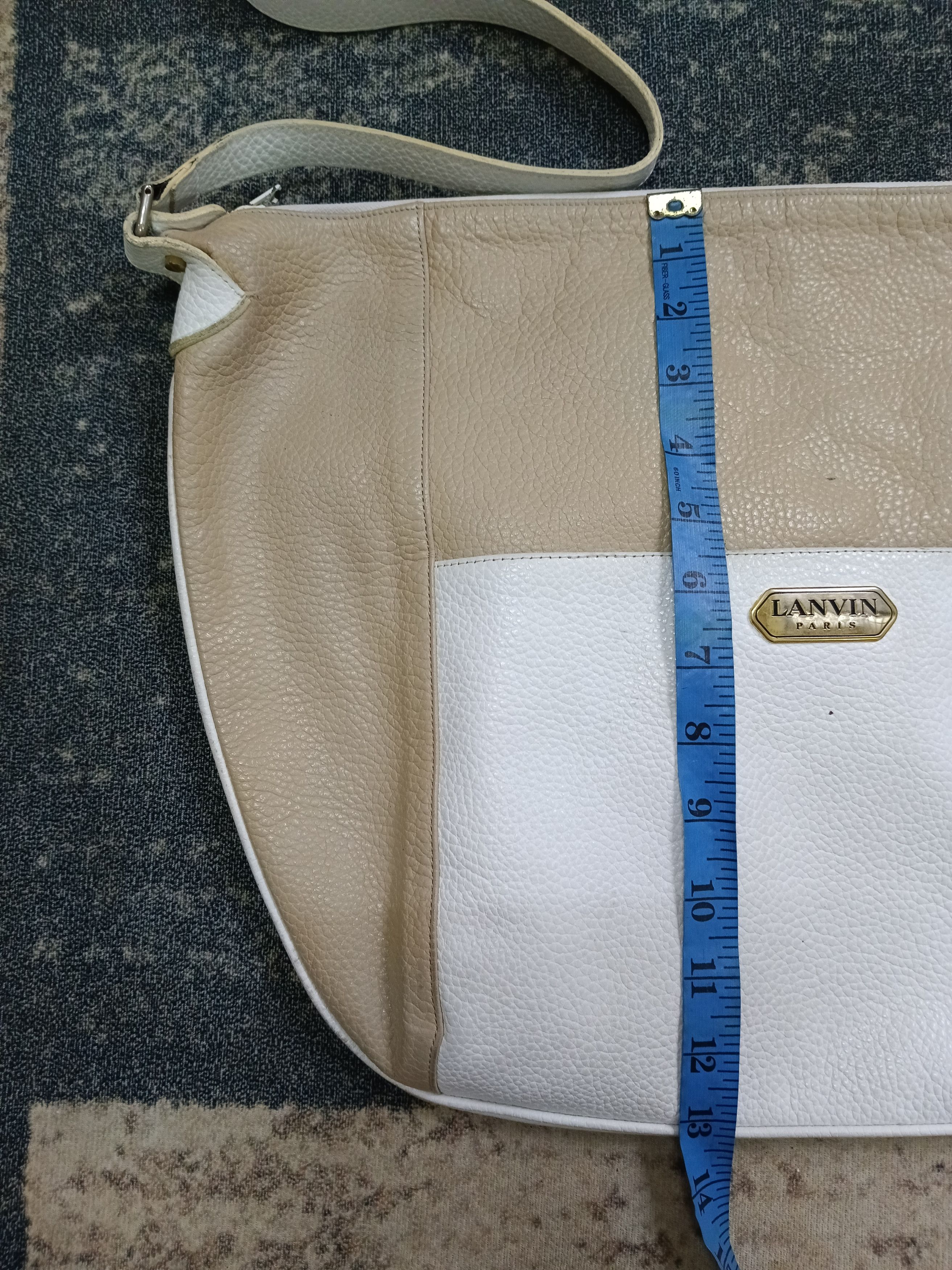 Lanvin × Leather OG🔥GRAIL LANVIN PARIS LEATHER Size ONE SIZE - 6 Thumbnail