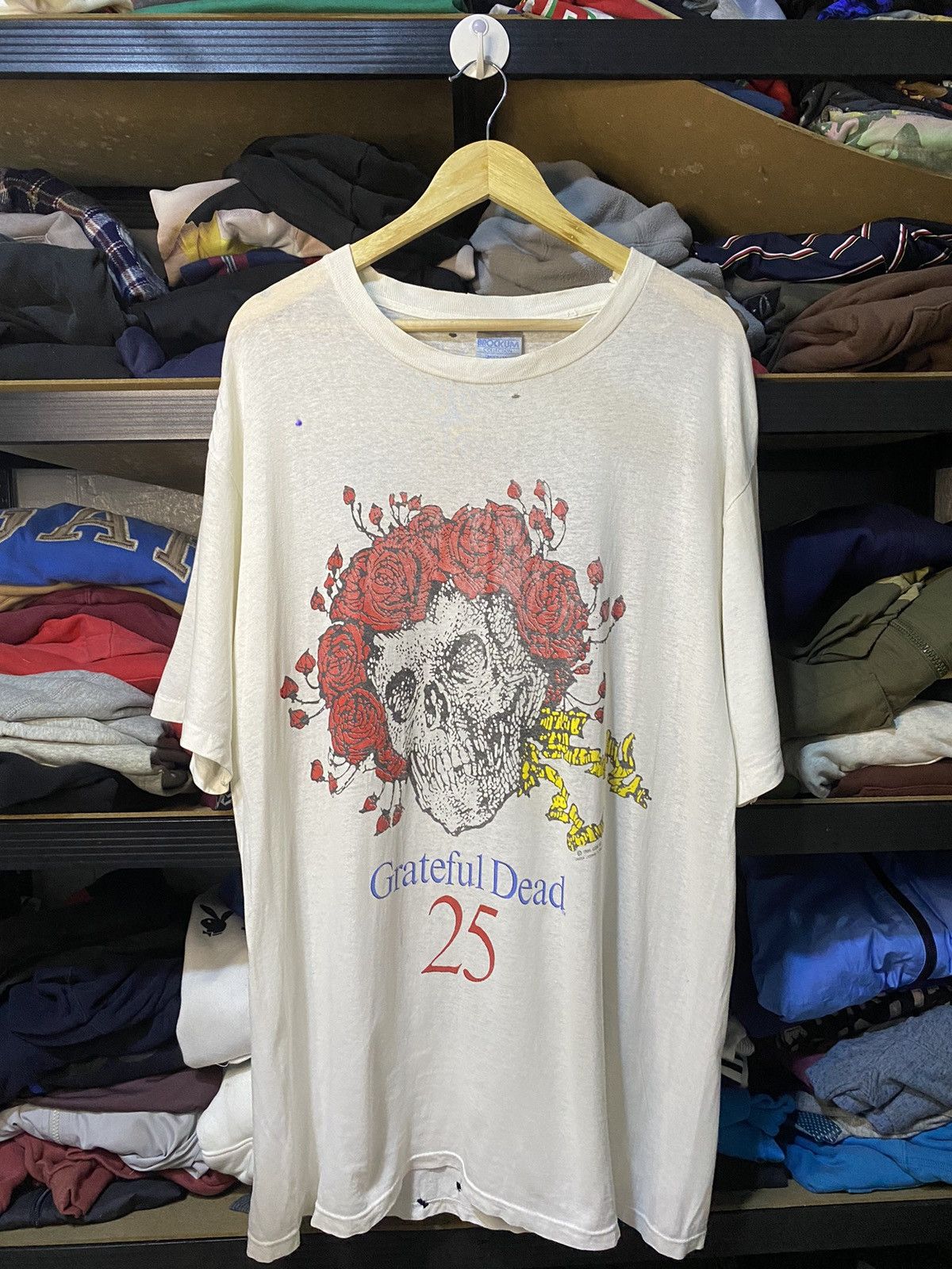 Grateful Dead Brockum 1990 Grateful Dead Bertha 25th Anniversary Shirt Size US XL / EU 56 / 4 - 1 Thumbnail
