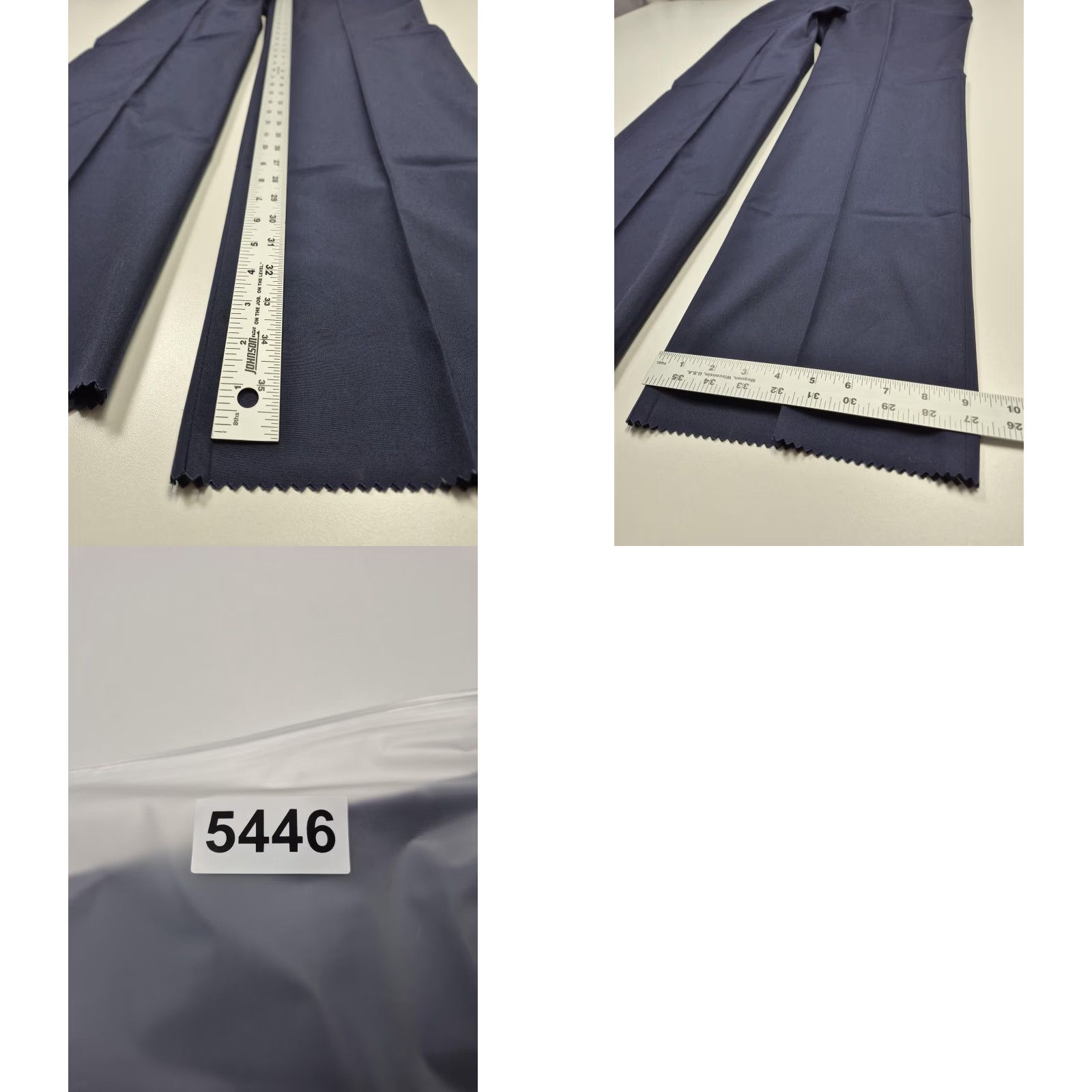 Vintage VTG Sansabelt Sport Dress Pants Mens 38x36 Blue Flat Front Straight Unhemmed NWT Size US 38 / EU 54 - 8 Thumbnail