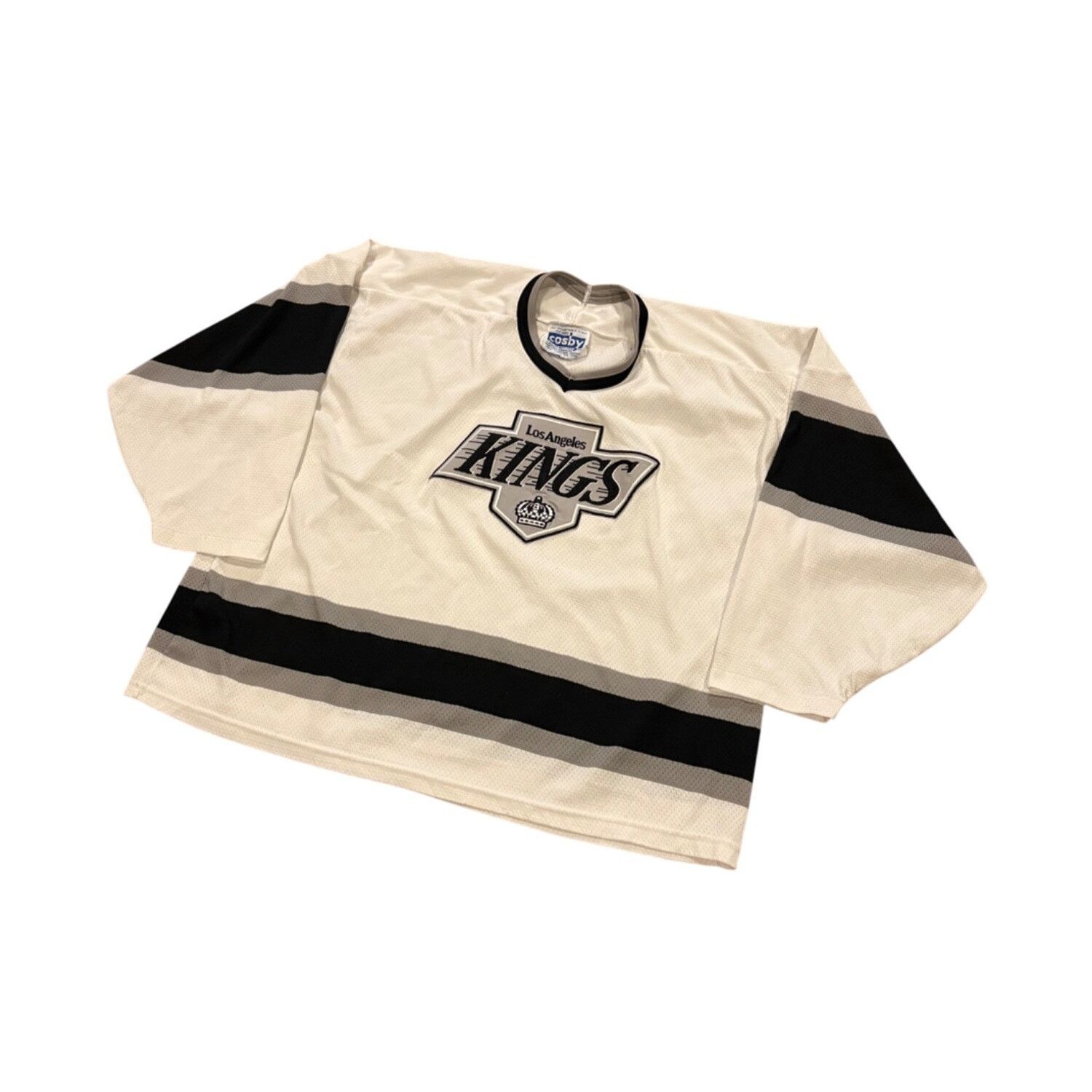 Ccm Vintage 1980's CCM Gerry Cosby Los Angeles Kings Stitched NH Size US XL / EU 56 / 4 - 4 Thumbnail