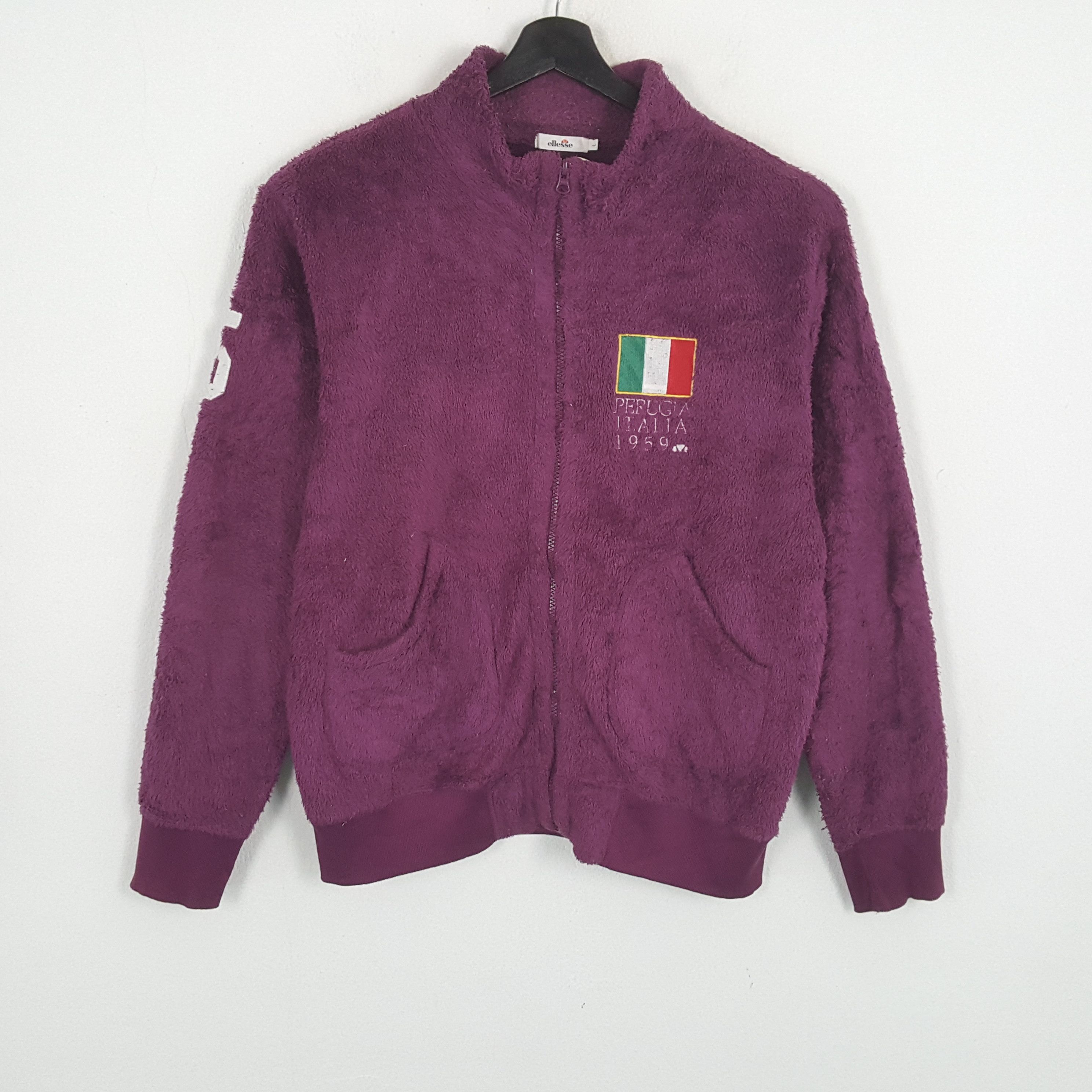 Ellesse × Vintage ELLESSE Winter Style Fleece Jacket Size US L / EU 52-54 / 3 - 1 Thumbnail