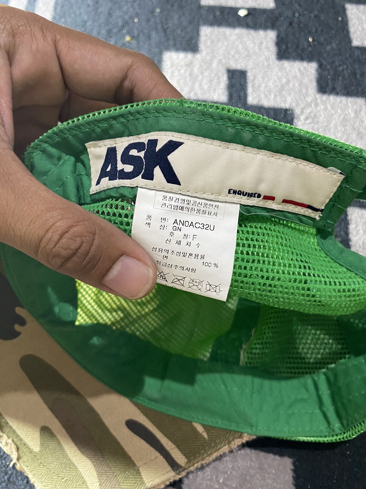 Hysteric Glamour × Japanese Brand Vintage ask enquired camo distressed trucker hats Size ONE SIZE - 7 Thumbnail