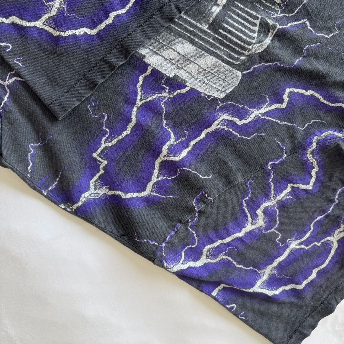 Vintage HARLEY- DAVIDSON THUNDER & LIGHTNING 1990s VINTAGE T-SHIRT Size US XXL / EU 58 / 5 - 8 Thumbnail