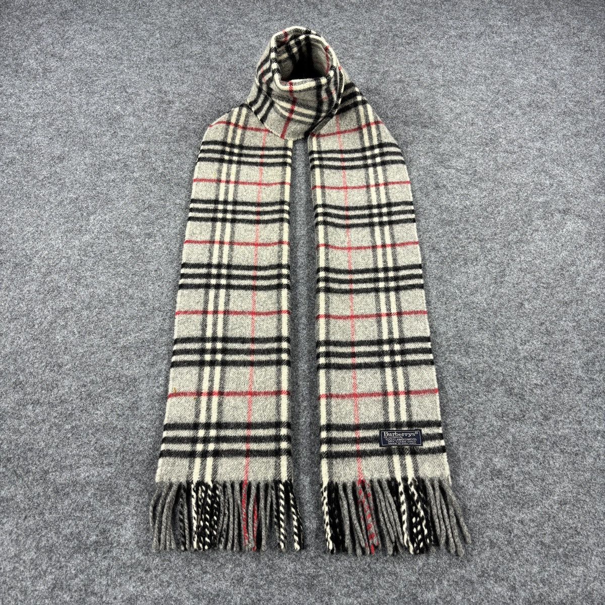 Burberry × Vintage Burberrys Scarf # D711 # Muffler # Neckwear # Nova Check Size ONE SIZE - 1 Thumbnail