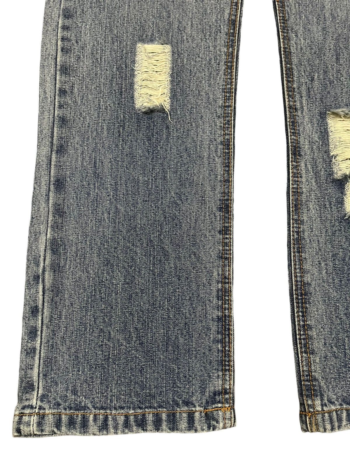 14th Addiction Vintage Japanese Brand Distressed Sashiko Style Jeans Size US 30 / EU 46 - 5 Thumbnail